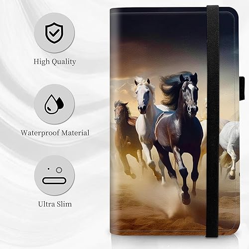 Vista 91 de Funda para chequera personal con diseño de tortuga marina verde, funda de piel sintética para hombres y mujeres, con ranuras para tarjetas, soporte