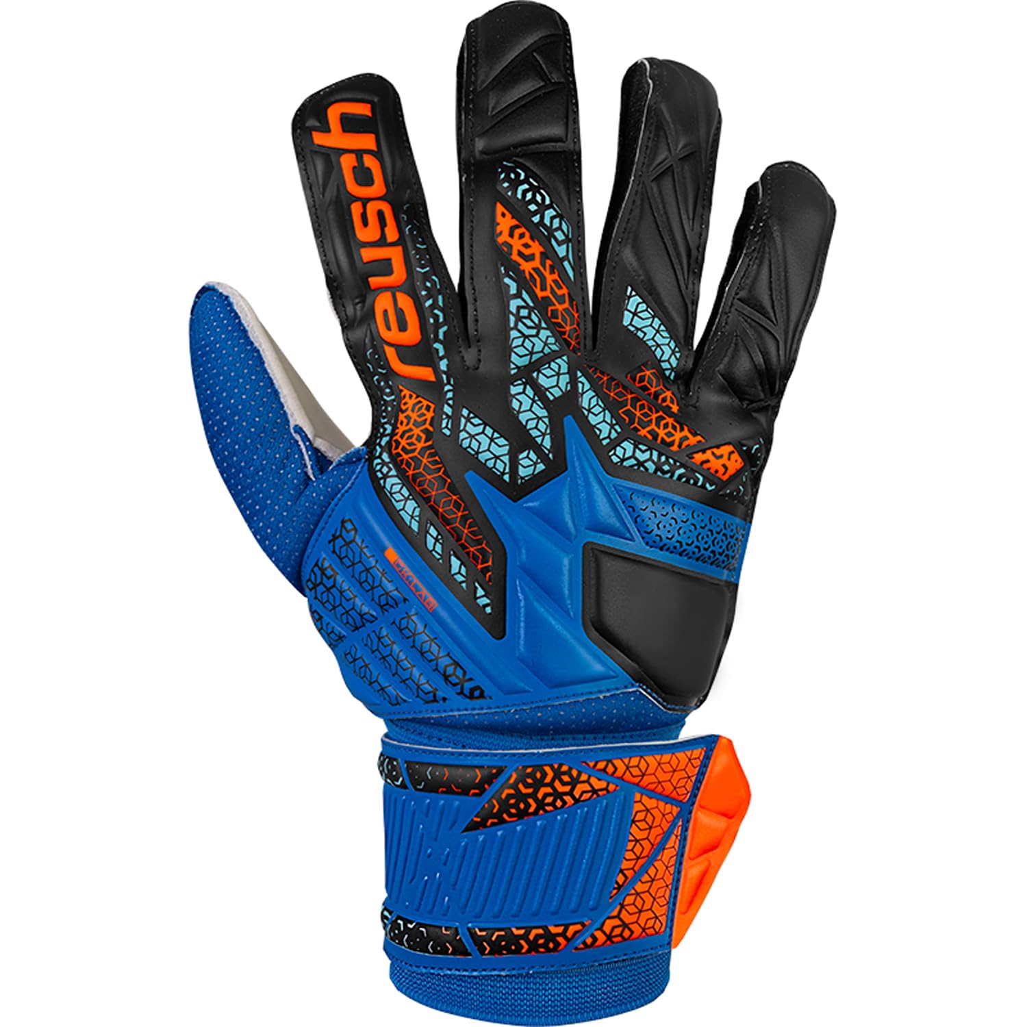 Reuch Attract Solid Soccer Keeper Gloves Keite 25SS [5560515-4467] [4467] Blue 8 5560515
