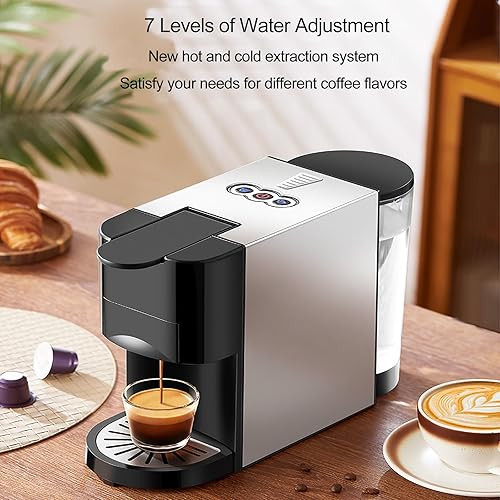 Miniatura 3 de Máquina de café espresso pequeña para el hogar, Máquina automática de café de cápsulas, Máquina de café espresso portátil, Máquinas de capuchino