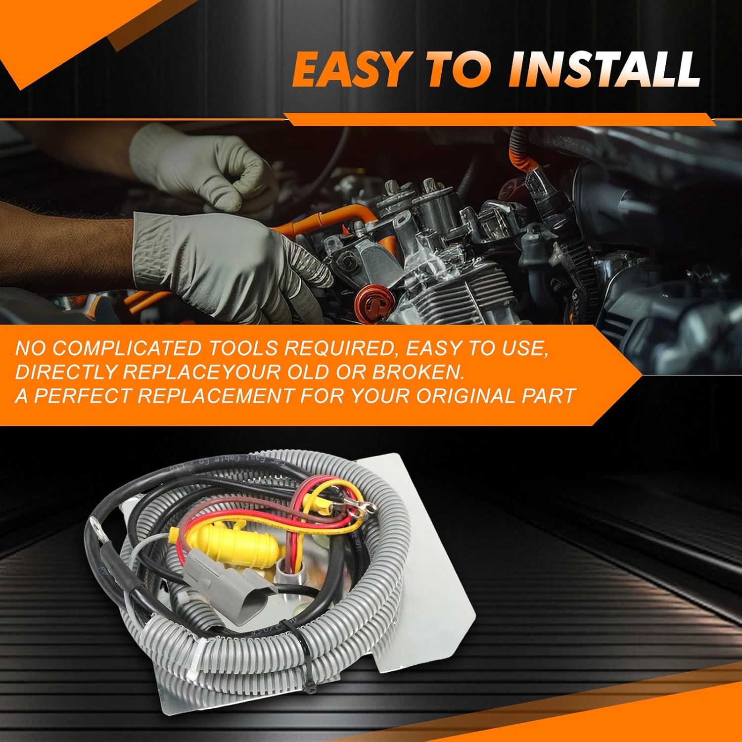 On Board Computer OBC 101909901 48V 3-Pin Plugs Compatible with Club Car Precedent DS Models 1998‑2004 After-Market Parts