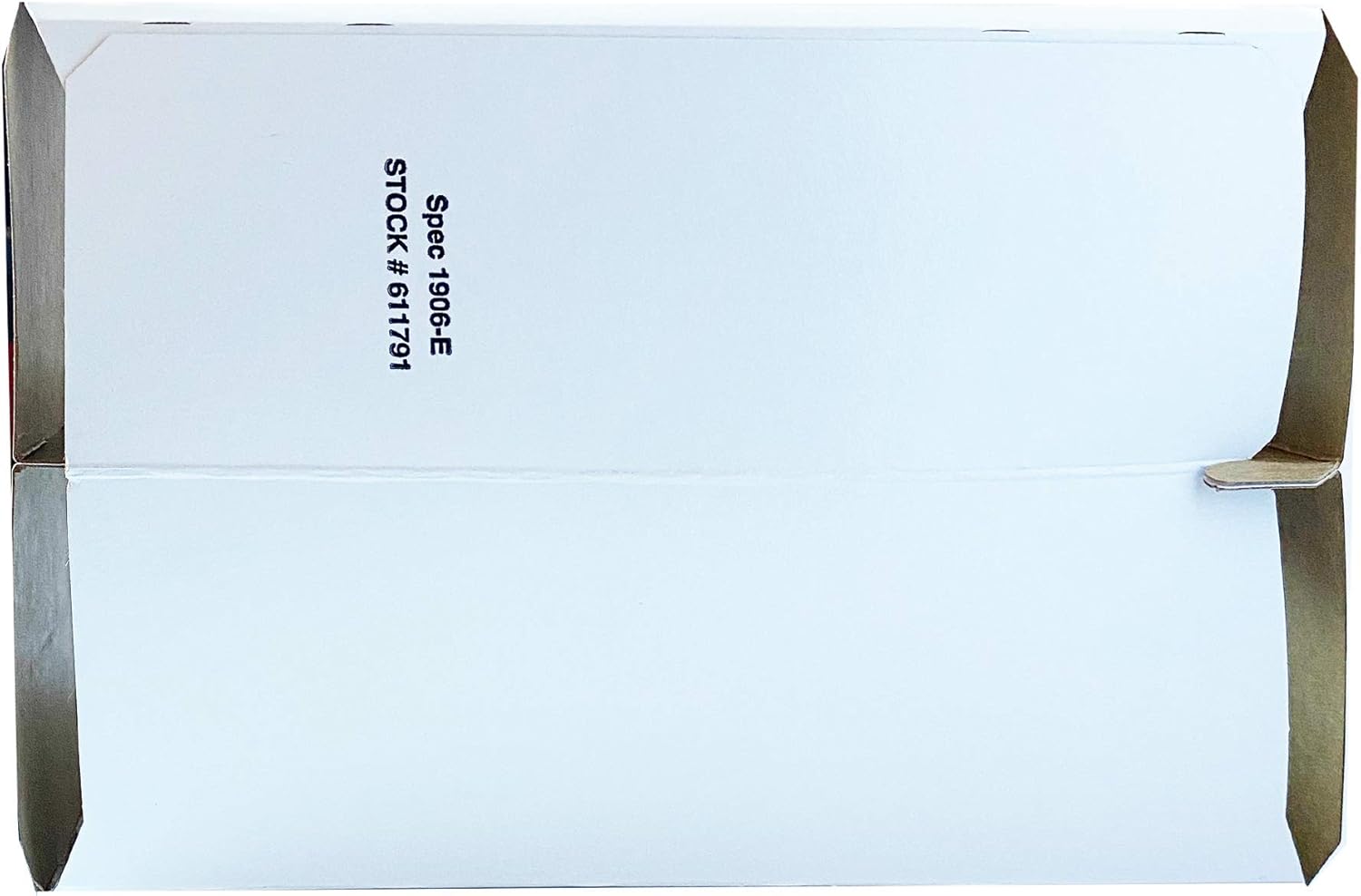 6pk Cardboard Carrier (White, 50ct) | Holds 6pk 12oz Bottles