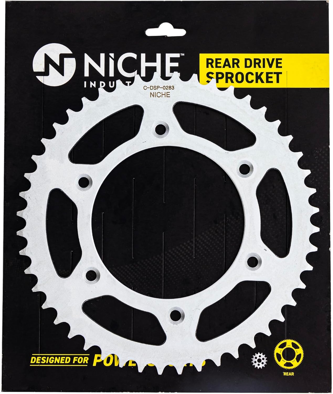 NICHE Drive Sprocket Chain Combo for Honda CRF450R Front 13 Rear 48 Tooth 520V-X X-Ring 120 Links