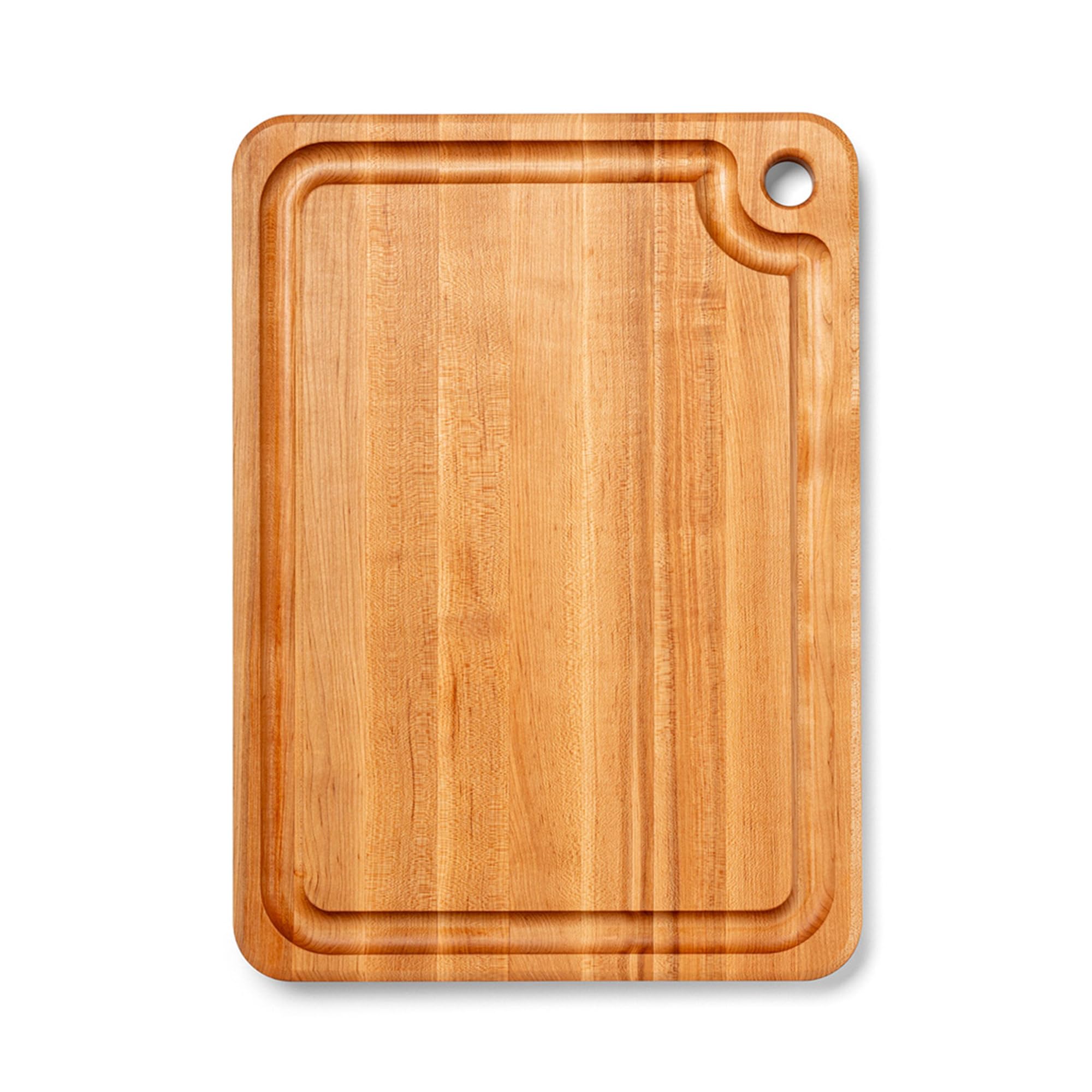 John Boos Prestige Board 55x38x3cm Sustainably sourced Maple wood. Knife friendly work surface. Integrated juice groove and finger grip. Reversible. Edge grain construction. Made in USA.