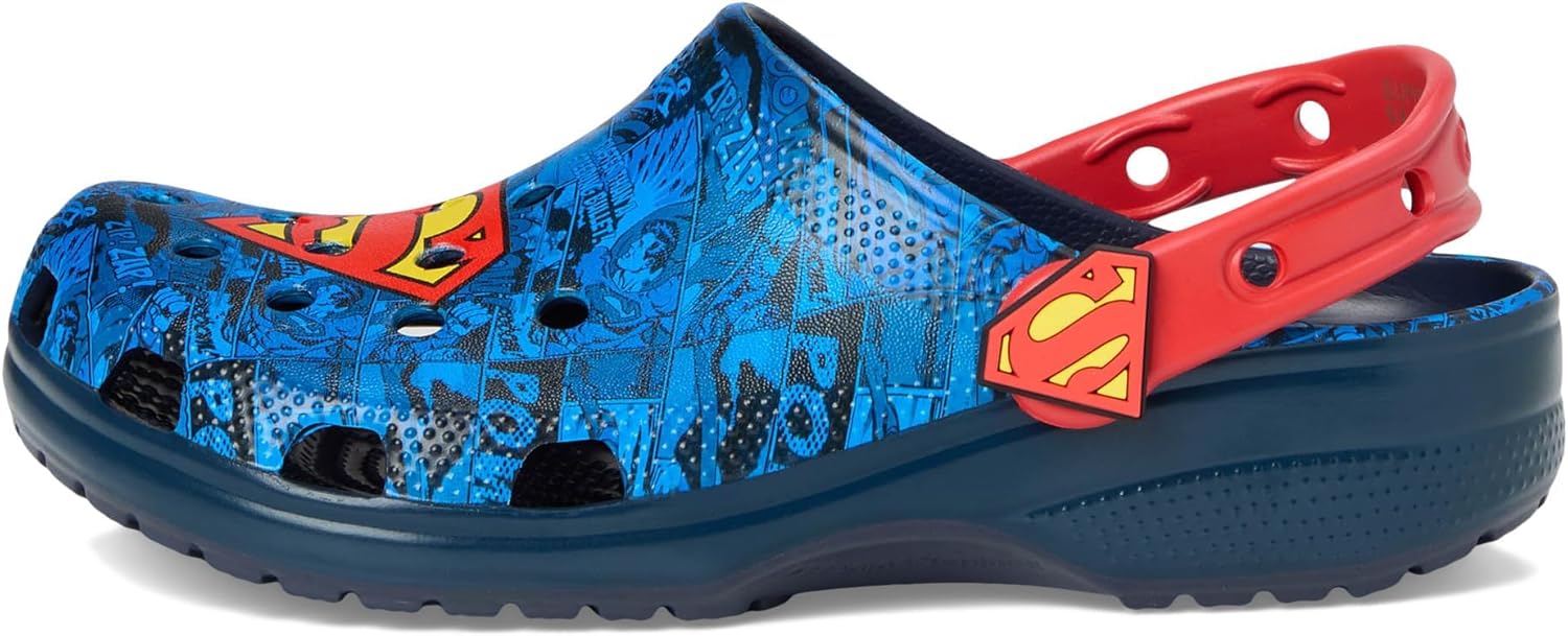 Crocs Kids' Classic Superman Clogs - Image 4