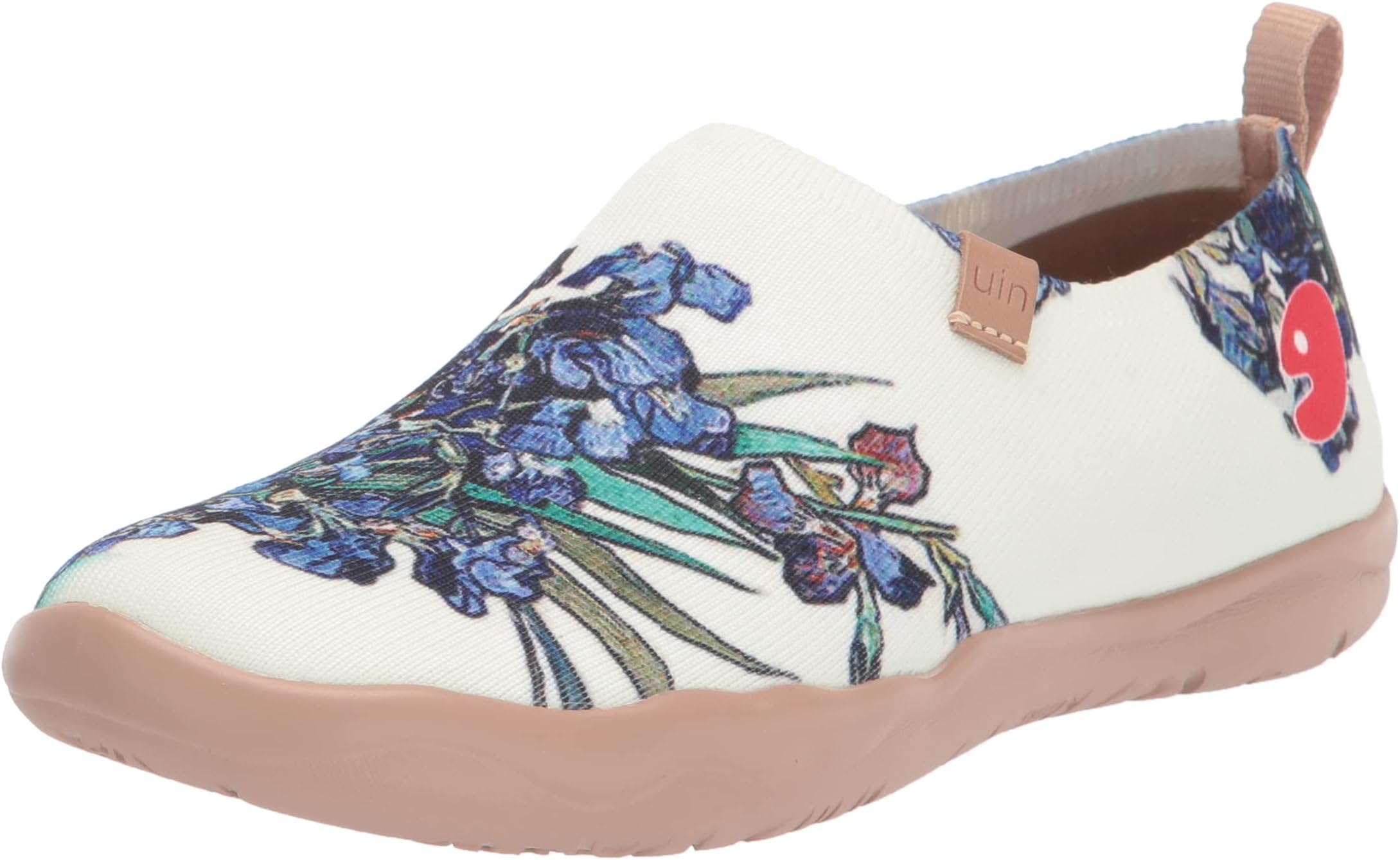 Women's Slip On Sneakers Casual Loafers Knitted Art Painted Comfort Soft Walking Shoes