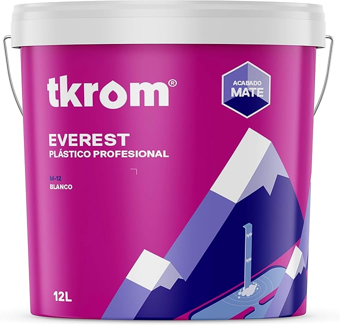 Pintura plastica Tkrom everest blanco mate 20 kg