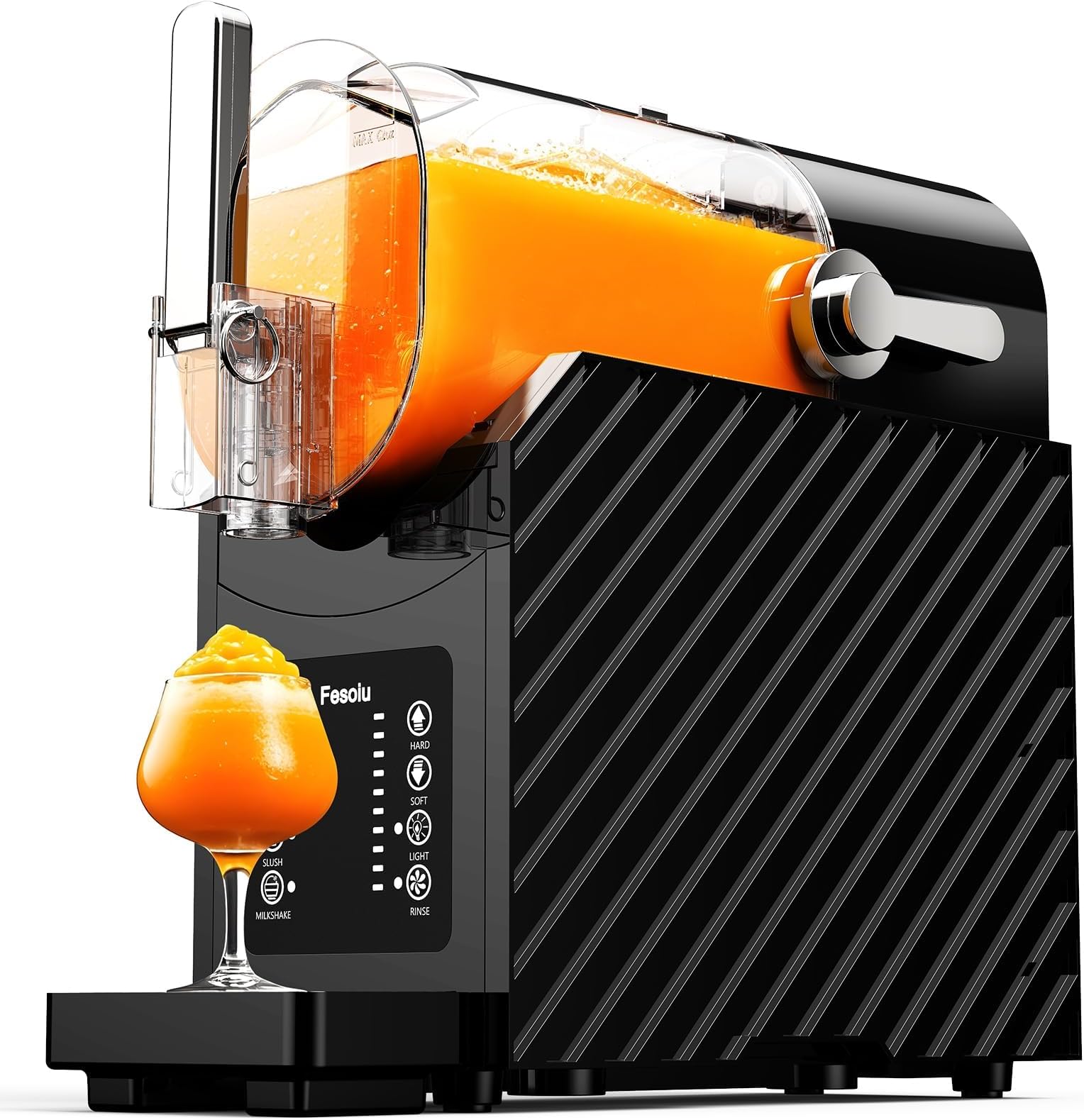 Slushie Machine with Self-Cleaning, 3 Preset Programs Slushie Maker, 88oz Professional Slushy Machine for Home, No Ice Needed Frozen Drink Maker for Frappés, Margaritas & Milkshakes Smoothie, and more