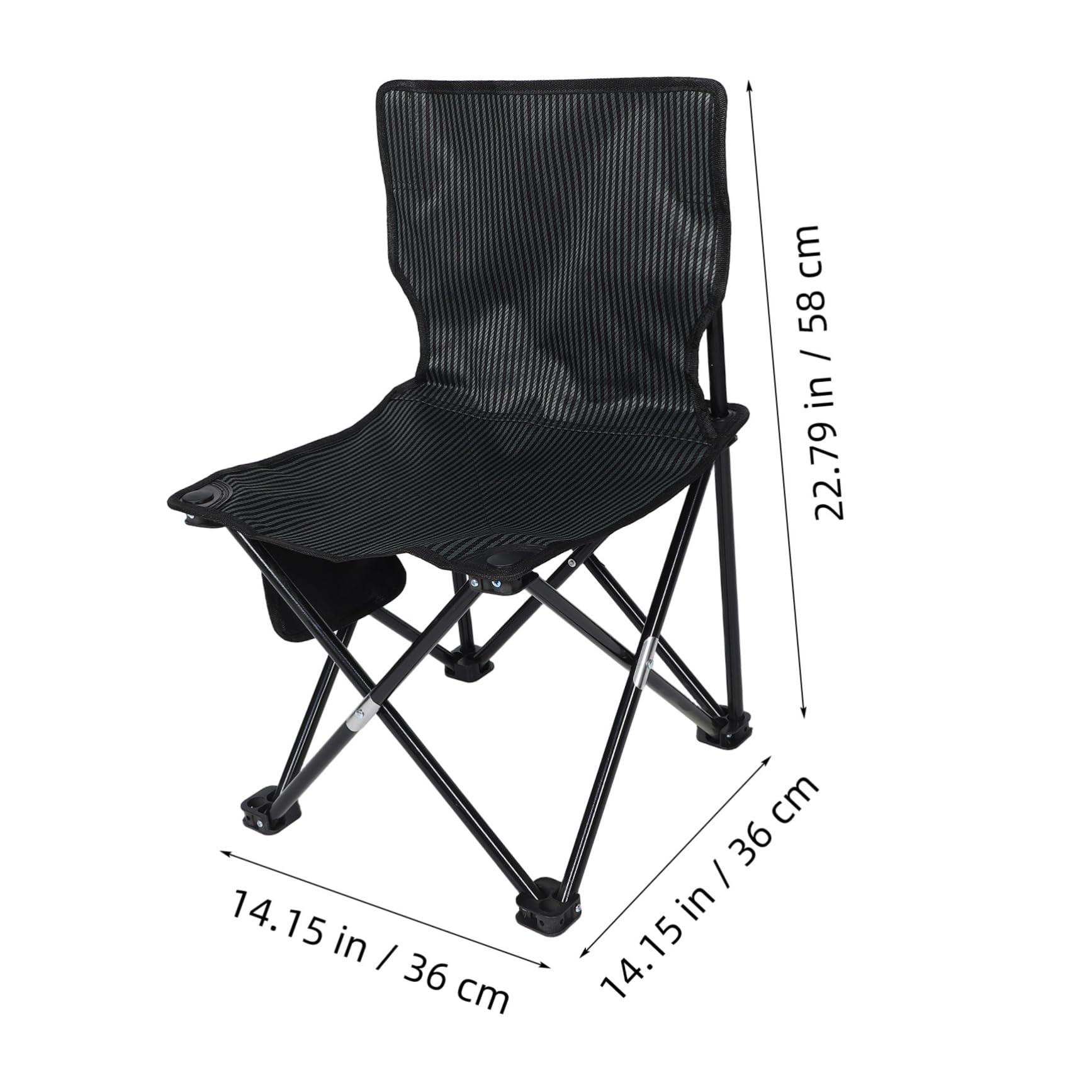 NULYLU Compact Folding Stool for Camping and Fishing Portable Collapsible Chair Lightweight and Stable for Outdoor Activities Space Saving Design Durable Seating