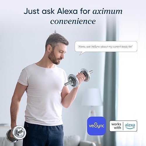 Vista 10 de Etekcity Smart Scale for Body Weight, FSA&HSA Eligible, Bathroom Digital Weighing Scale with BMI, Body Fat, Muscle Mass, Accurate Bluetooth Home