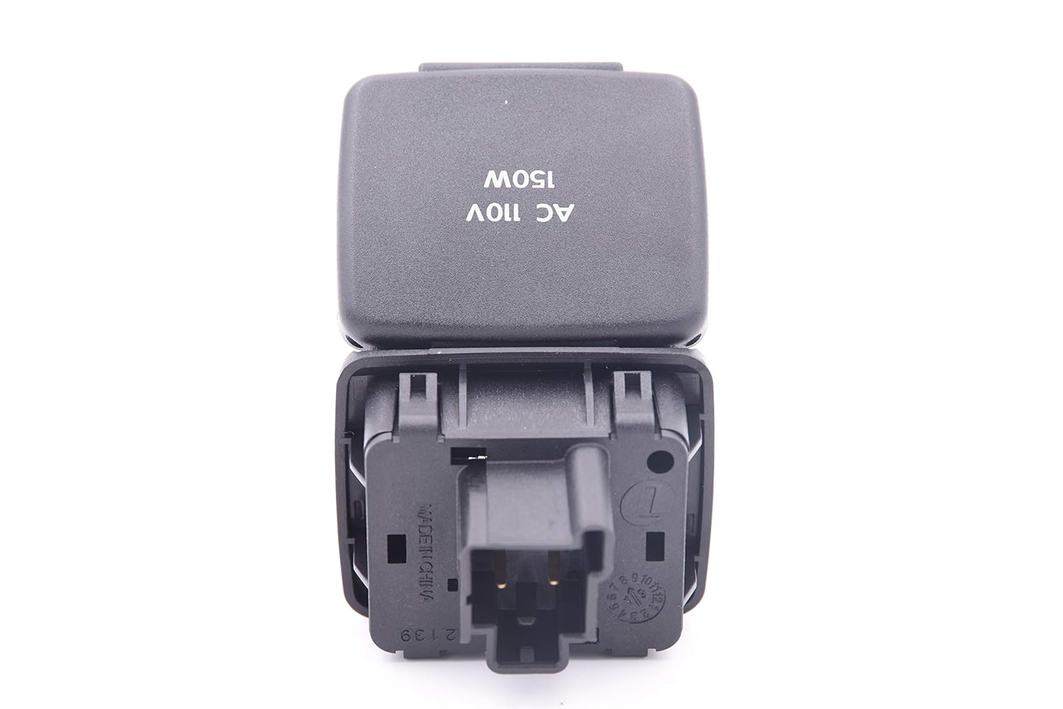 Electrical Power Outlet BC3Z-19N236-A - DC AC 110V 150W Socket Dash Console 2011-2016 Superduty 2011 2012 2013 2014 F150 Expedition Navigator Mark 2011 2012 2013 2014 2015 Explorer