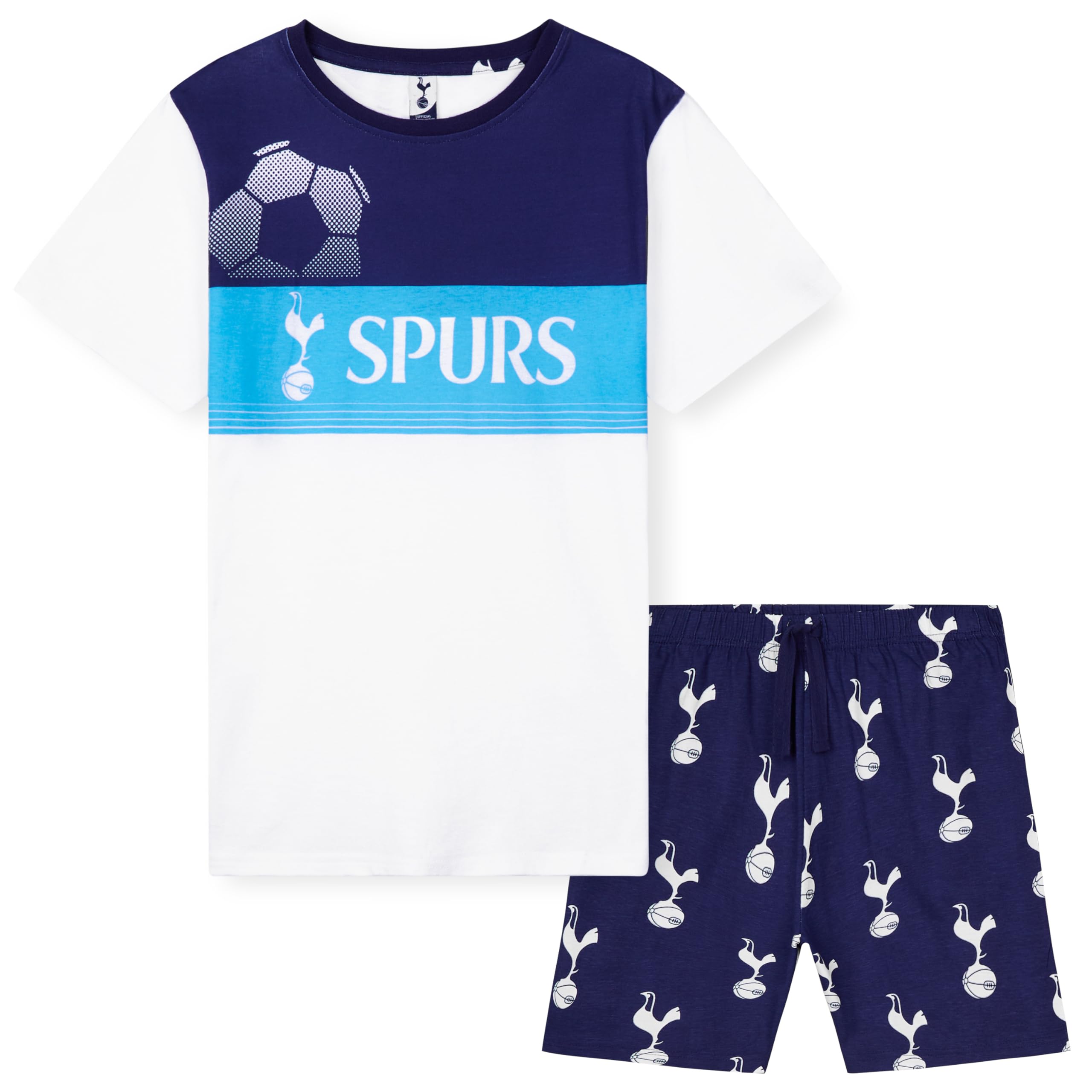 Tottenham Hotspur FC Boys Pyjama Set 7-8 Years Multicolor