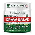 OWELL NATURALS Drawing Salve, 2 Fl Oz Ointment Multipurpose for Boil Removal, Cyst, Bumps, HS, Deep ingrown Hair, Splinter Out, Itch from Insect Bites, Poison Ivy