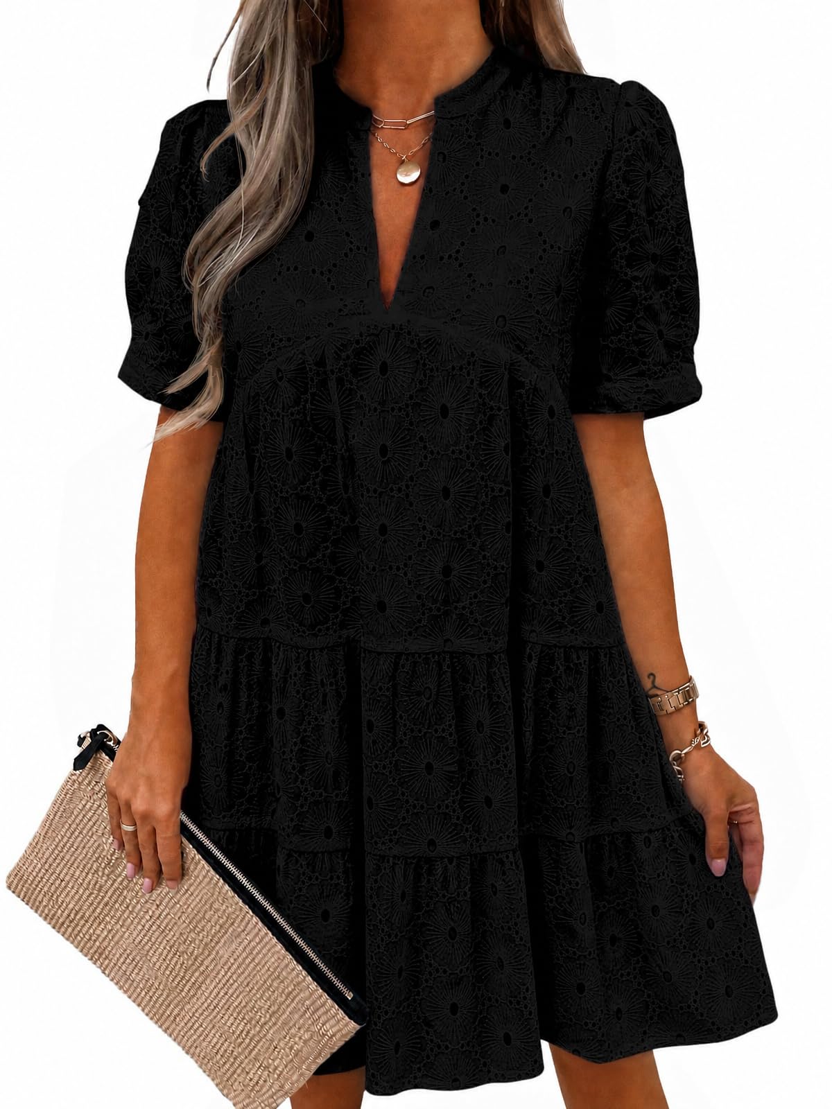 Imily Bela Lace Eyelet Dress