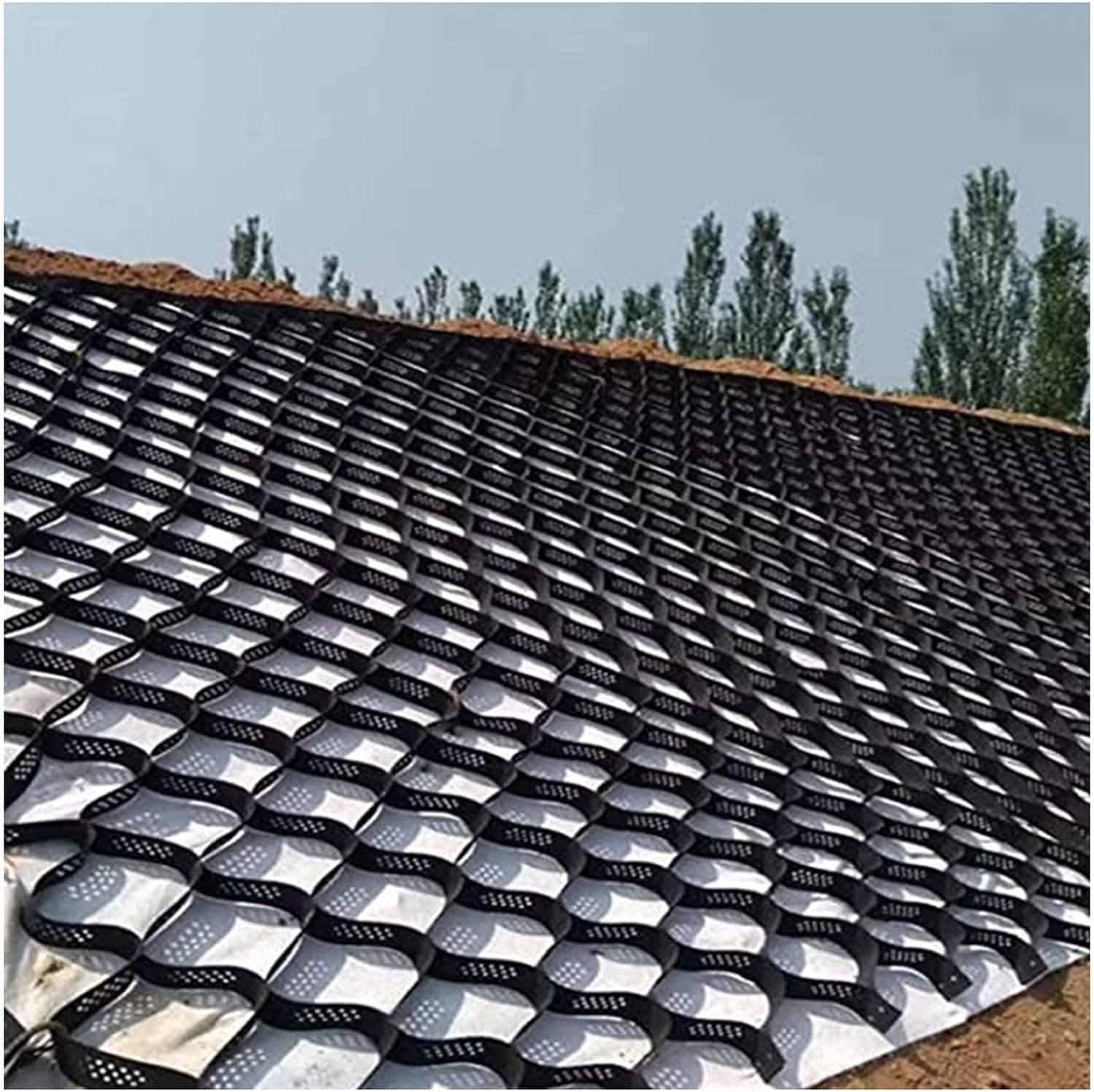 Facile à installer contre l'érosion la géogrille ELzEy pour pentes