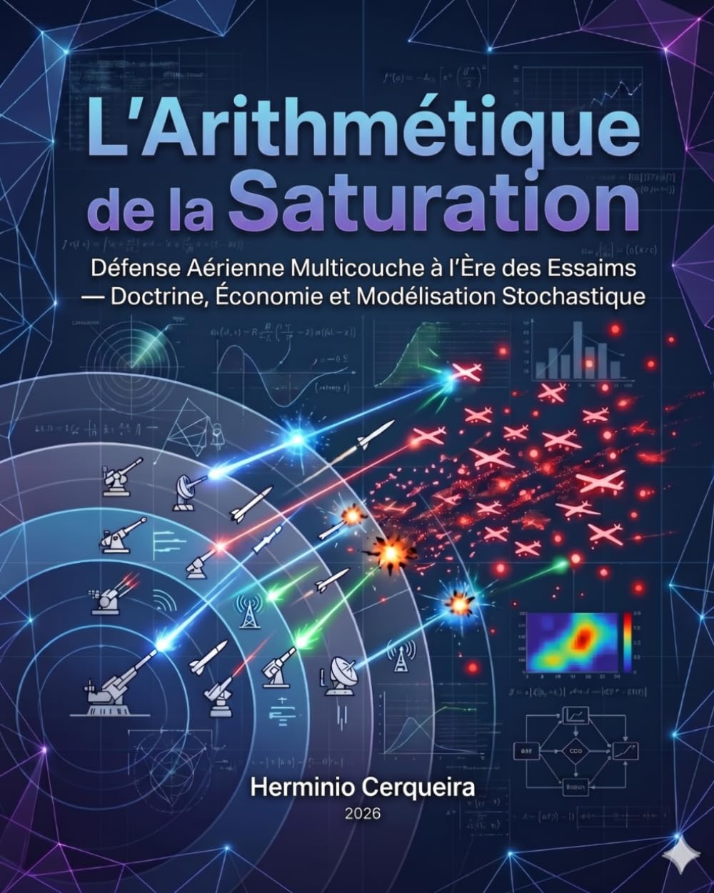 L'arithmétique de la saturation - Défense aérienne multicouche à l'ère des essaims: Doctrine, économie et modélisation stochastique (Hermínio Cerqueira - Mes Bouquins)
