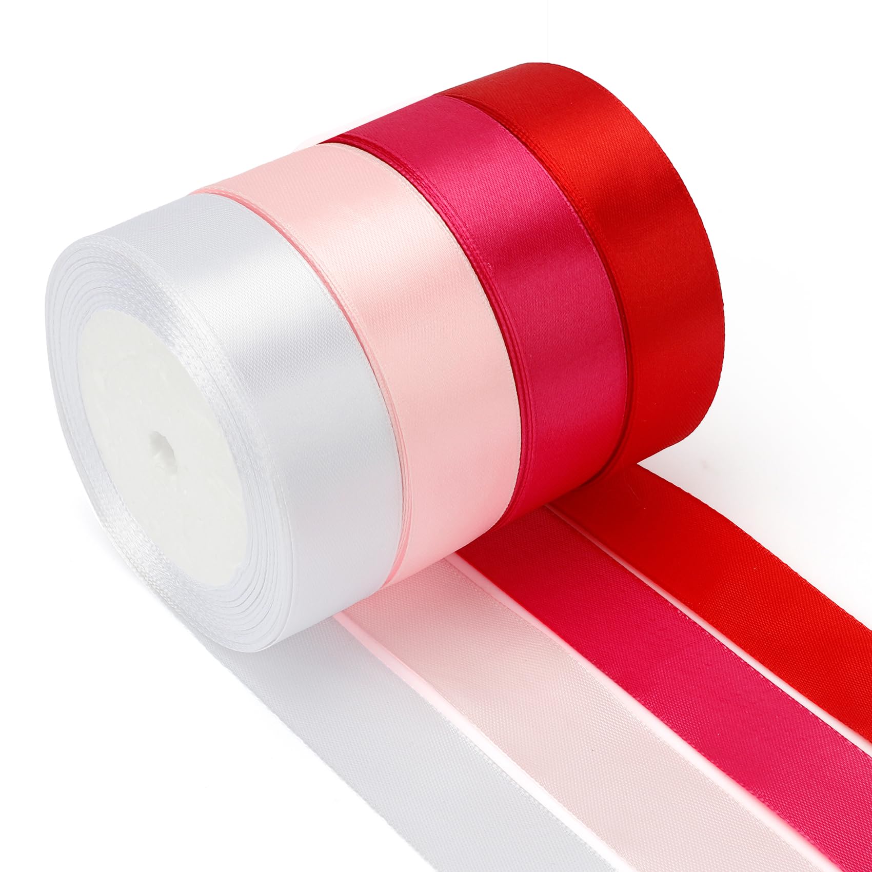 Ruban rose vif pour mariage emballage cadeau et décoration de fête