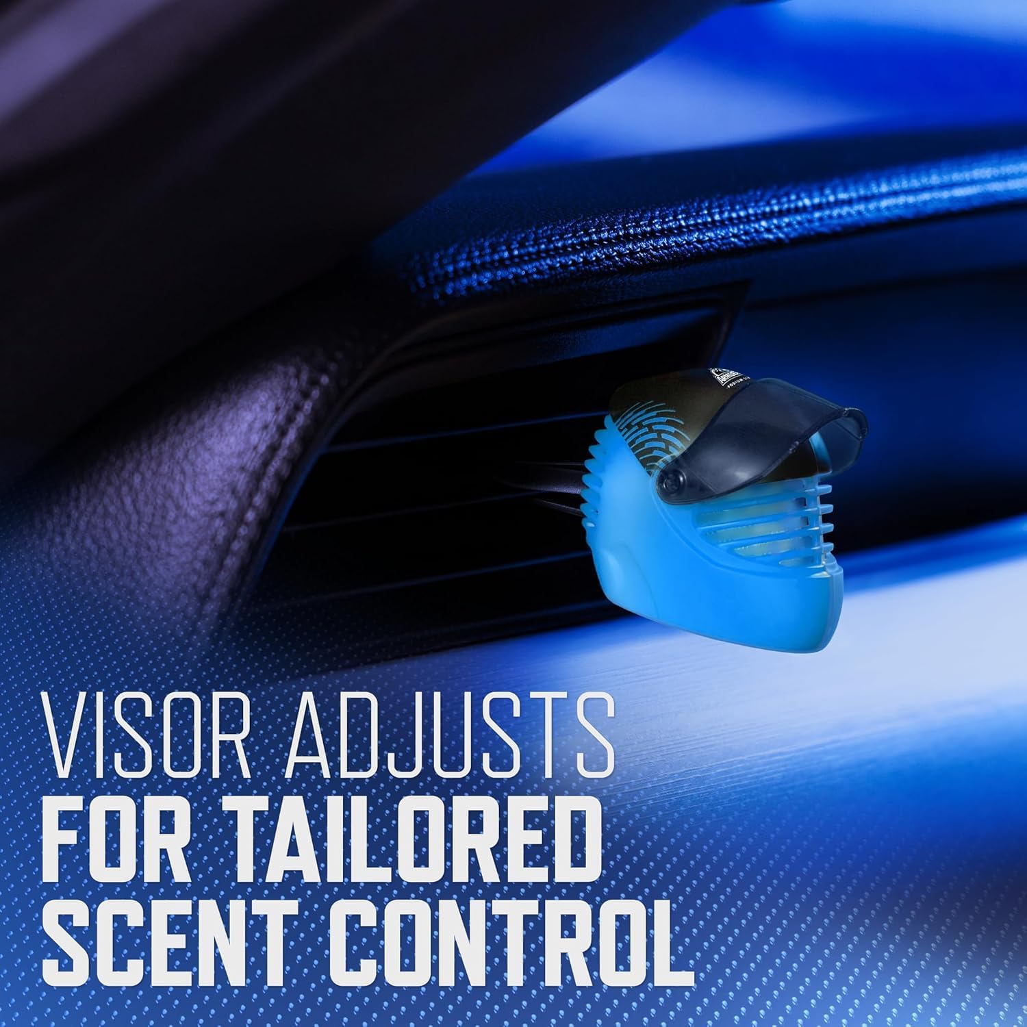 Armor All Podium Series Helmet Vent Clip Car Air Freshener, Lights Out Scent (4 Pack), Racing-Inspired Auto Air Freshener Developed in Collaboration With Oracle Red Bull Racing
