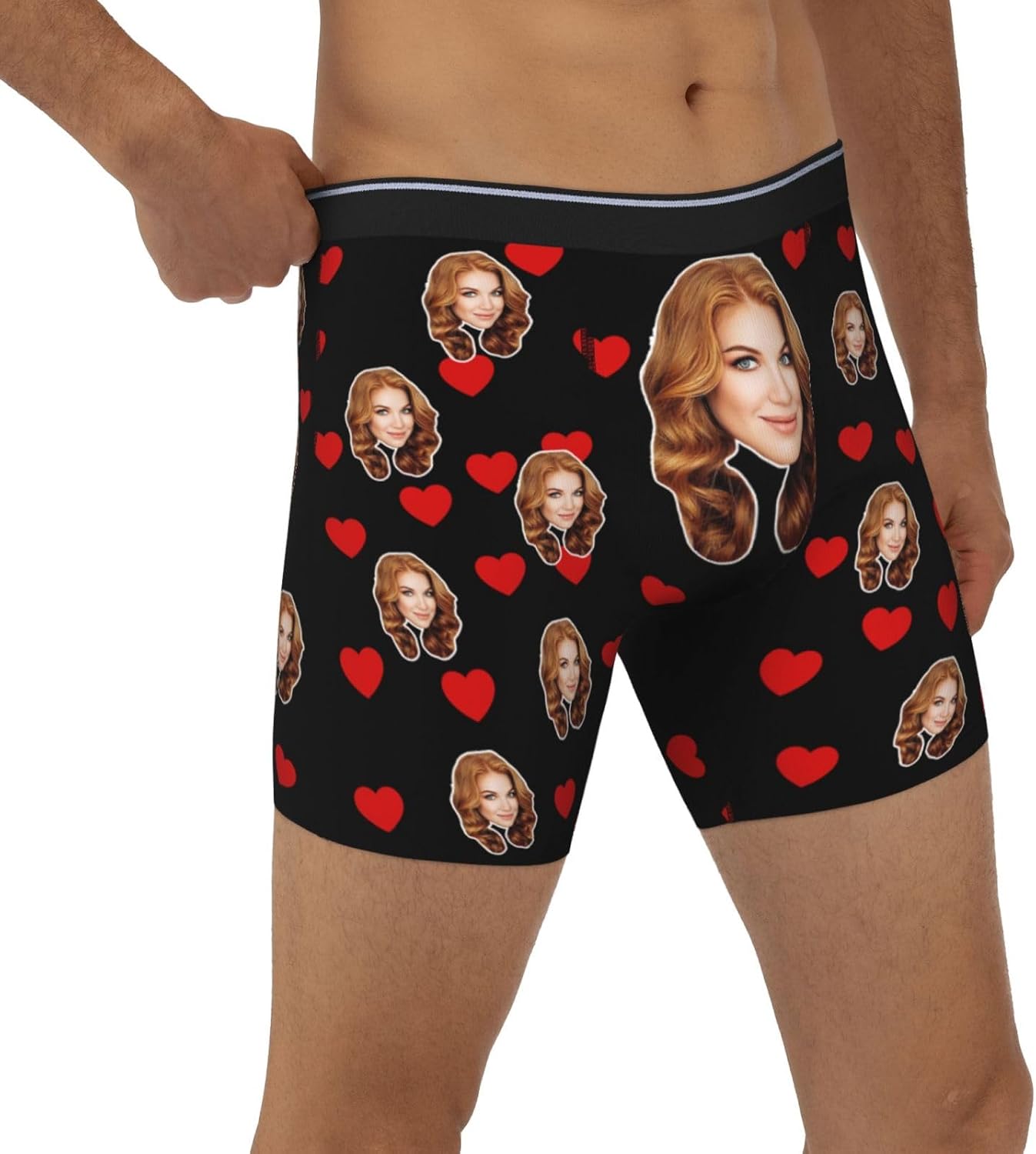 Custom Boxers Personalized Underwear for Men with Photo Face On Them Customized for Him Boyfriend Husband - Image 5