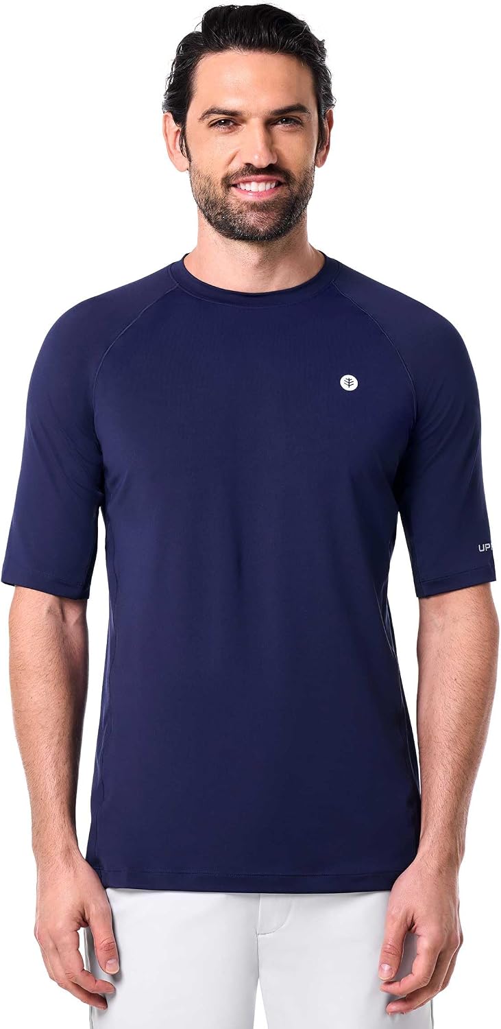 Men's Performance Short Sleeve Sun Shirt - UPF 50+ Sun Protection - Agility