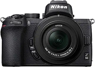 Nikon ミラーレス一眼カメラ Z50 レンズキット NIKKOR Z DX 16-50mm f/3.5-6.3 VR付属 Z50LK16-50 ブラック
