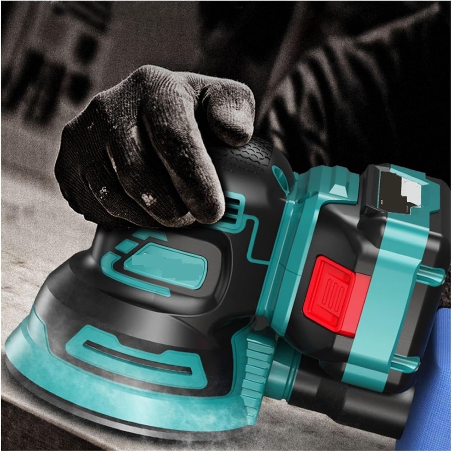 Sander, Polisher 125mm Brushless Electric Sander Random Orbital Wood Grinder Polishing Grinding Sanding Machine 3 Speed(NO battery NO plug)