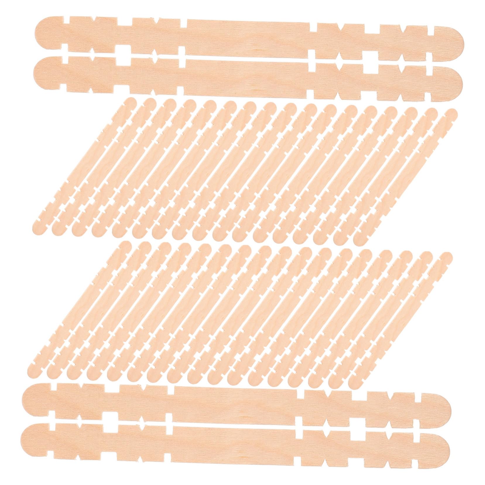 5 Piezas 200 Piezas manualidades de madera craft manualidades madera varillas de espiga palos listón creativo Gua modelo de construcción listón Artesanías hechas a mano Bambú