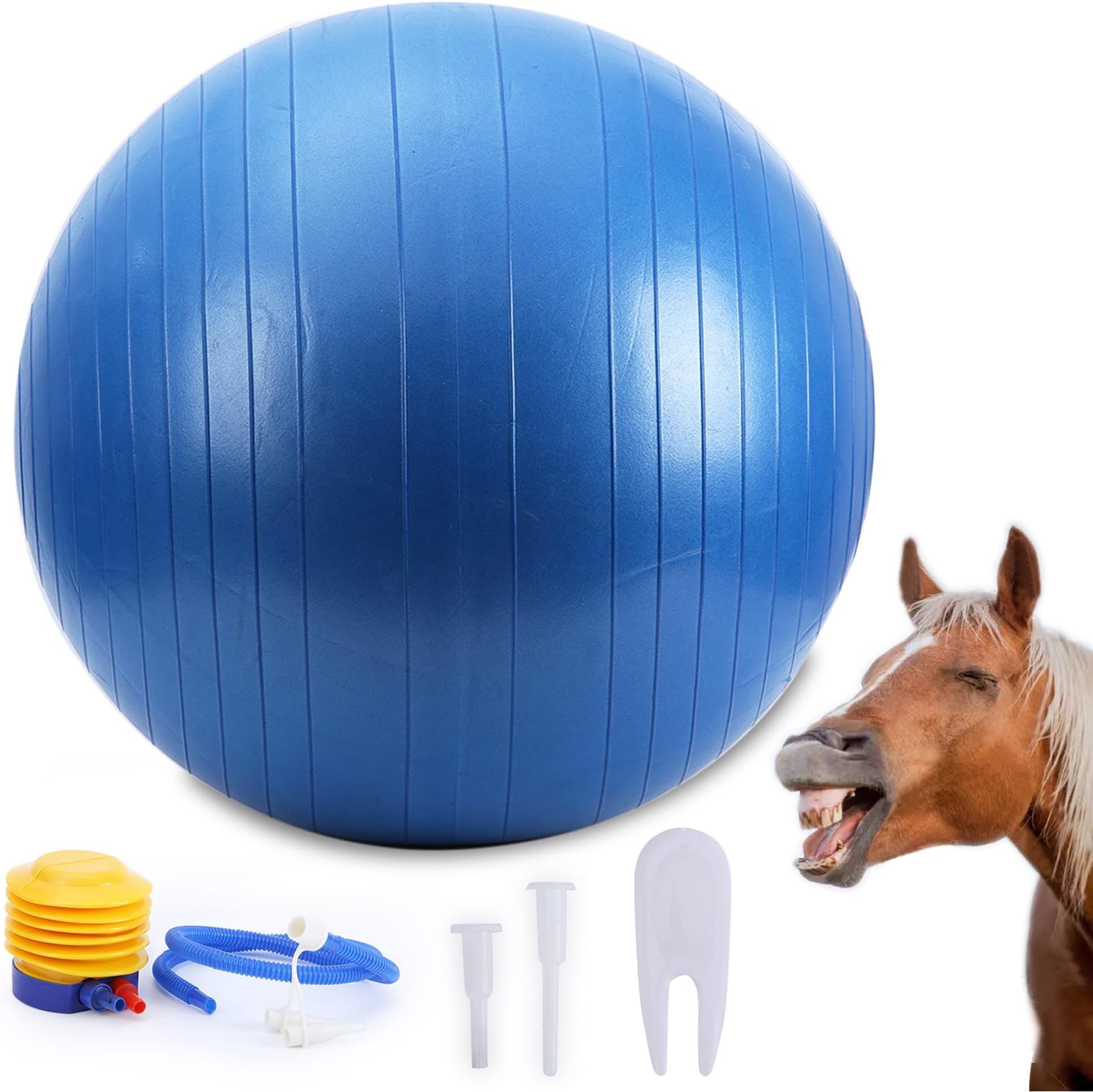 Horse Ball 40inch - Extra Large Toy for Adult Horses, Ideal for Pasture & Indoor Stall Boredom Relief
