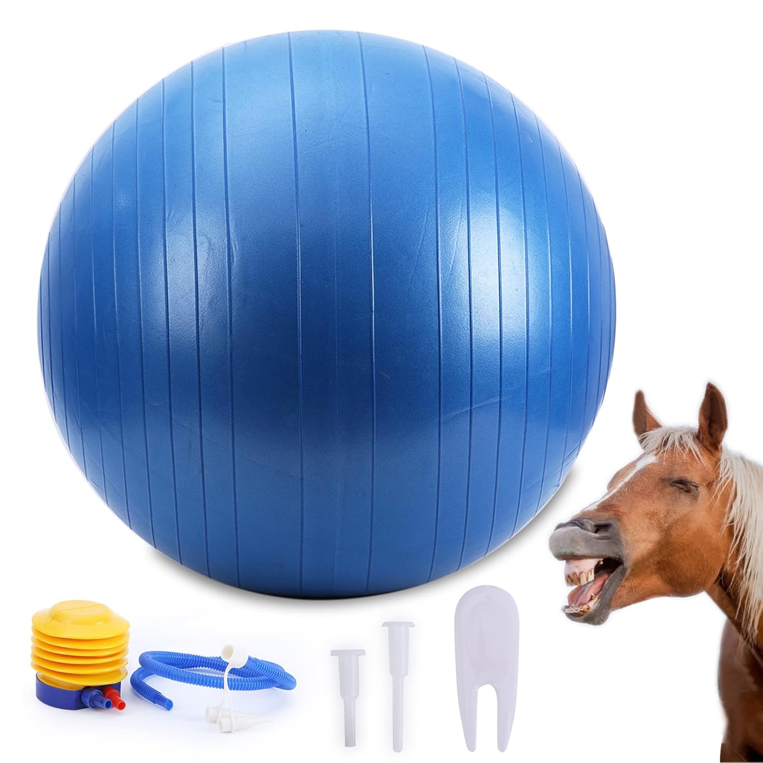 Horse Ball 40inch - Extra Large Toy for Adult Horses, Ideal for Pasture & Indoor Stall Boredom Relief