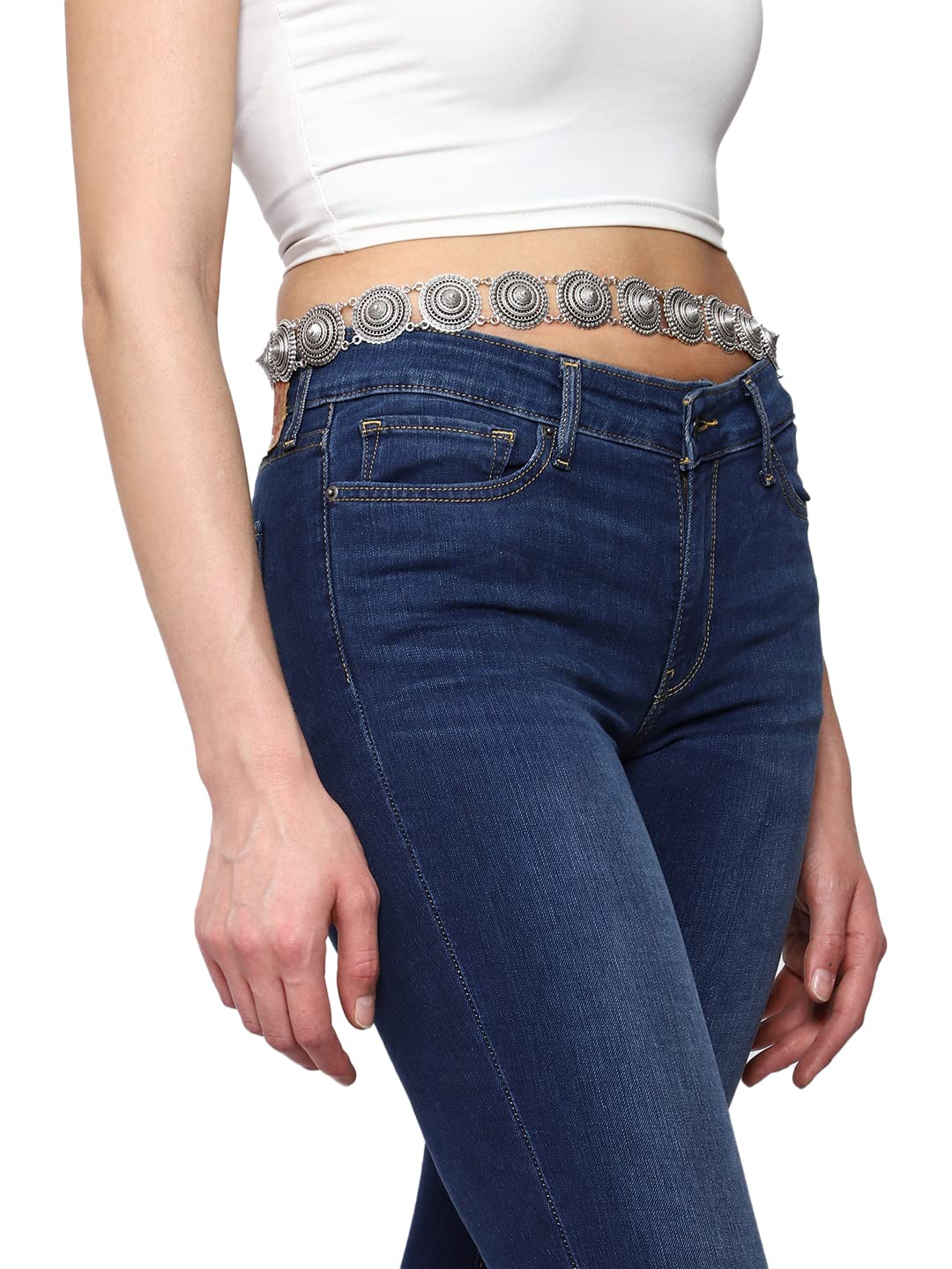 veni Oxidised Silver Belt Adjustable For Women And Girls-picture-27