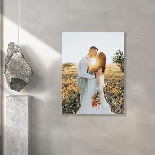 Miniatura 6 de Impresiones en lienzo personalizadas (lienzo enmarcado, 12 x 12 pulgadas), impresión de lienzo personalizada con tu foto, perfecto para decoración