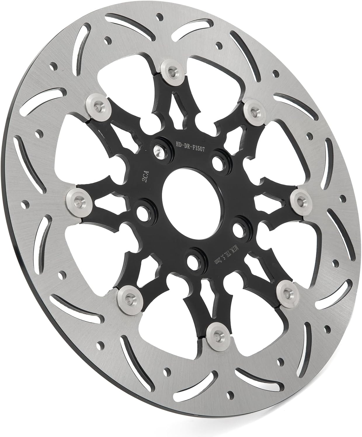 TOFR 11.5" Rear Floating Brake Rotor Disc for Harley Dyna FXR FXRS FXRT FXRD FXD FXDL FXDWG FXLR Softail FXST FXSTB FXSTC FXSTS FLST FLSTC (Alloy Hub) Sportster XLH XLX (Alloy Hub) 1987-1999