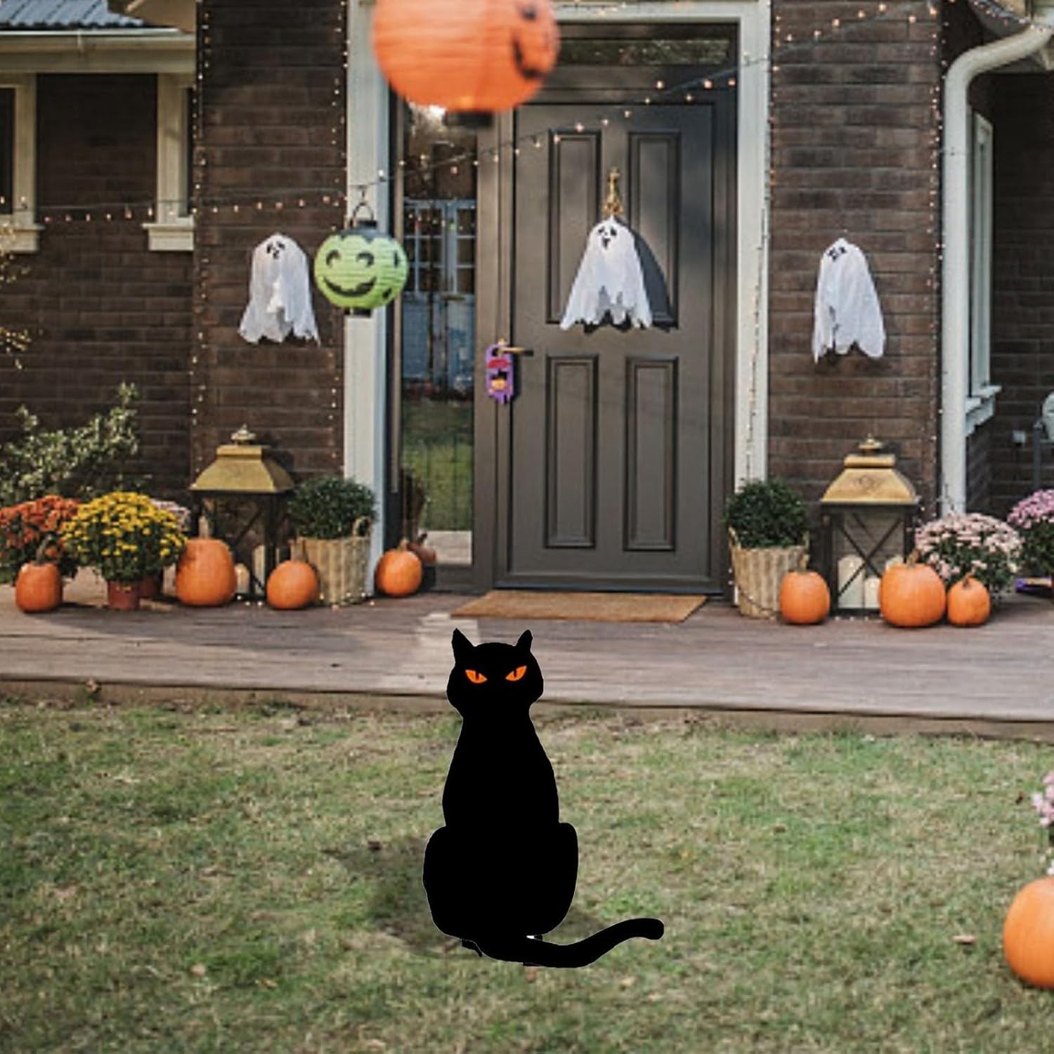 Halloween Decorations 17" Halloween Black Cat Yard Sign