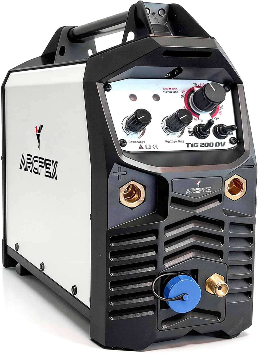 200A TIG Welder 110V/220V HF Start DC TIG Stick Welder Portable 2 in 1 Welding Machine with 2T/4T Control for Stainless Steel Mild Steel Professional IGBT Inverter Welder