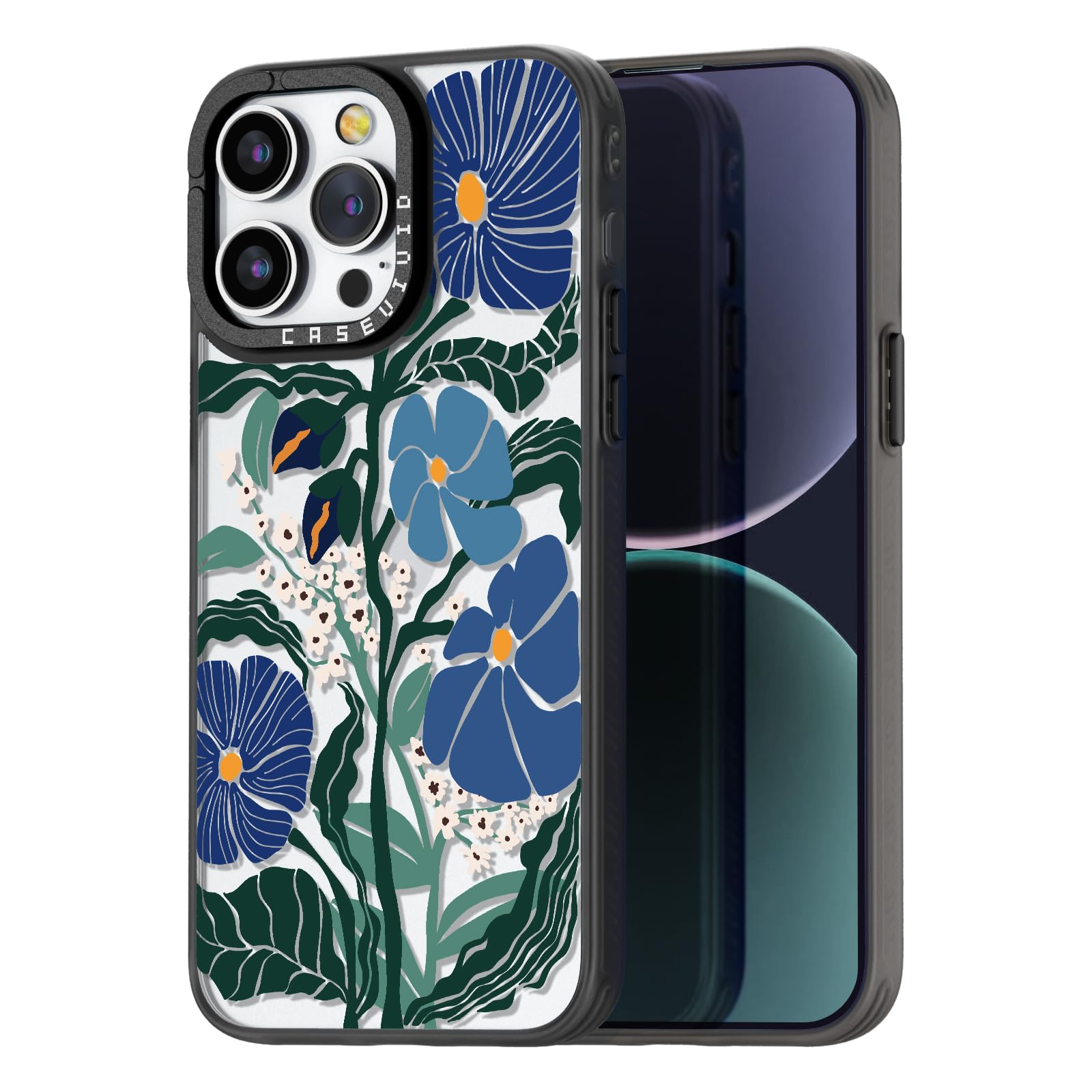 Coque iPhone 15 Pro Max robuste motif passiflora fin anti-rayures - 8