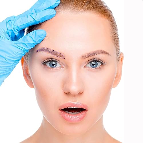 Miniatura 6 de 3 rotuladores quirúrgicos para piel, punta estéril profesional, para tatuajes, marcadores (0.020 in, 0.039 in) con regla de papel (2 cabezales