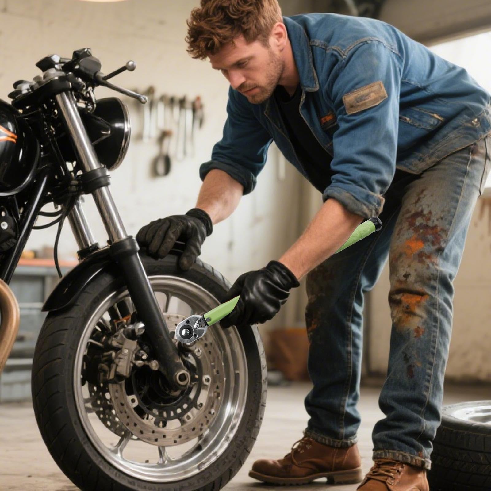 Samochodowy klucz dynamometryczny wytrzymały klucz dynamometryczny do kół | Precyzyjne narzędzie ze stopu aluminium do pojazdów, motocykli, maszyn, motocykli