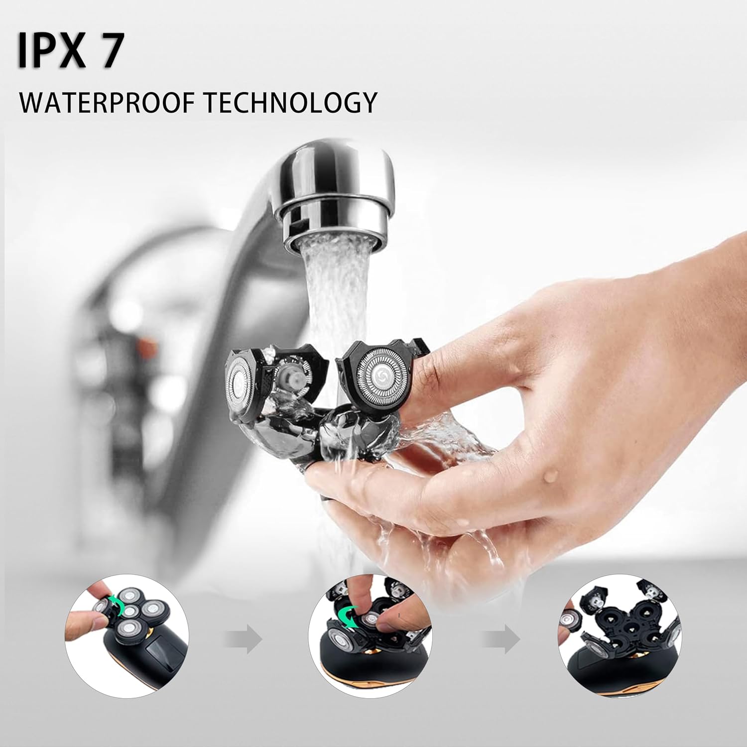 Head Shaver Replacement Heads Shaver Replacement Blades Refills Compatible with Freebird Shaver (1) - Image 5