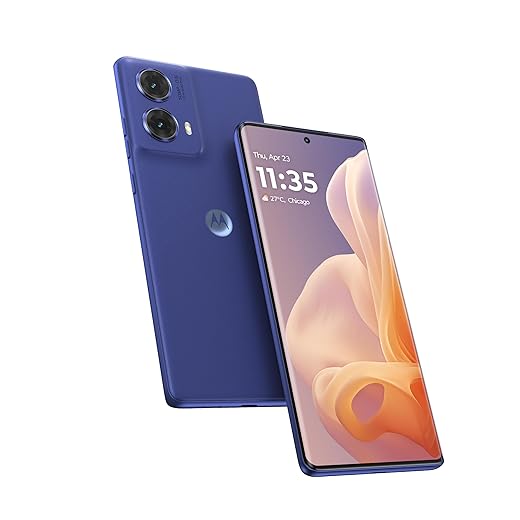 موتورولا G85 5G ذاكرة RAM 12GB+12GB روم 256GB سناب دراغون 695 شاشة pOLED 6.66 انش 120Hz اندرويد 14 ازرق كوبالت بشريحتين