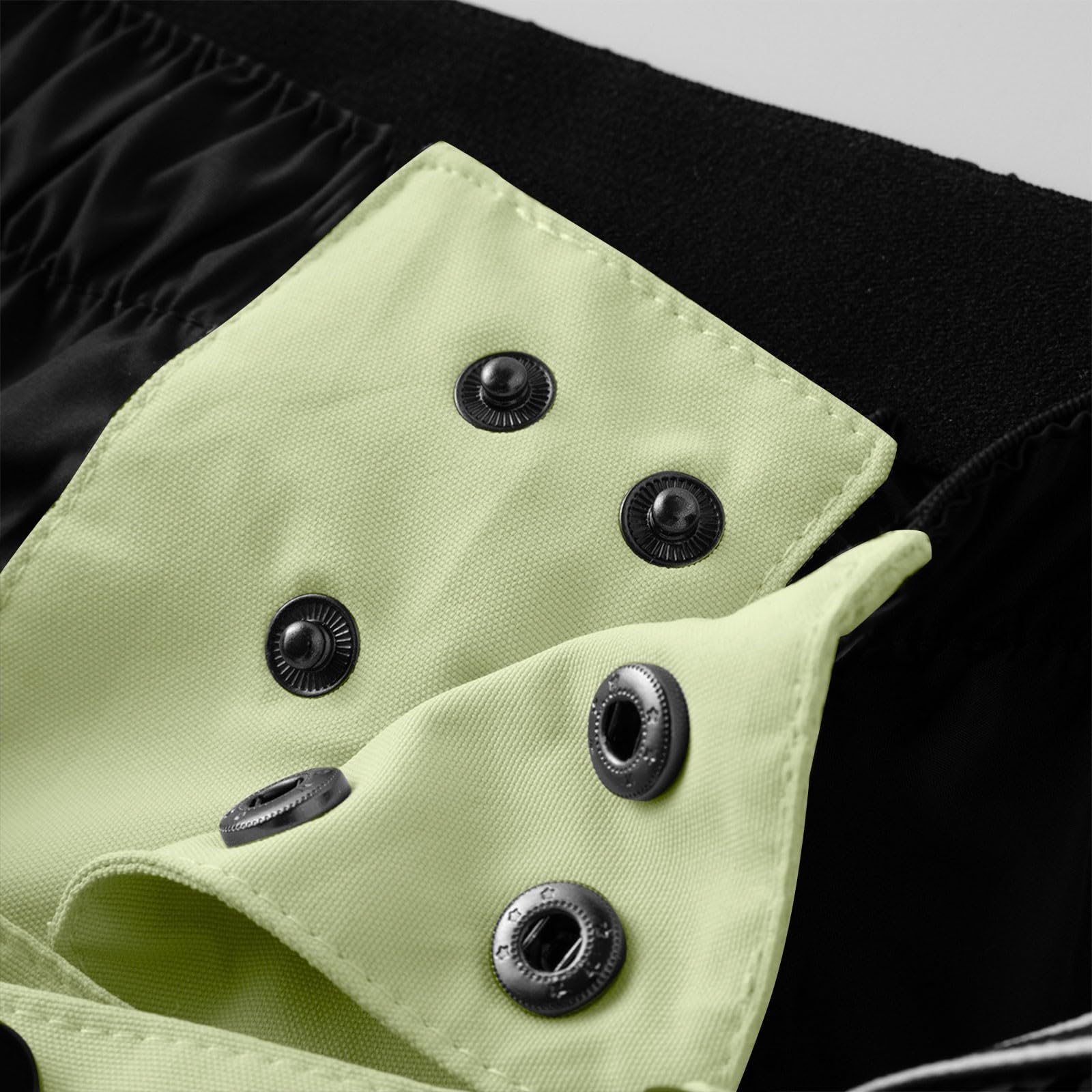 Generisch Pantalon de ski imperméable pour fille et garçon - Pantalon de ski coupe-vent - Salopette doublée - Chaud - Pantalon de neige - Pantalon d'extérieur pour enfants de 6 à 16 ans