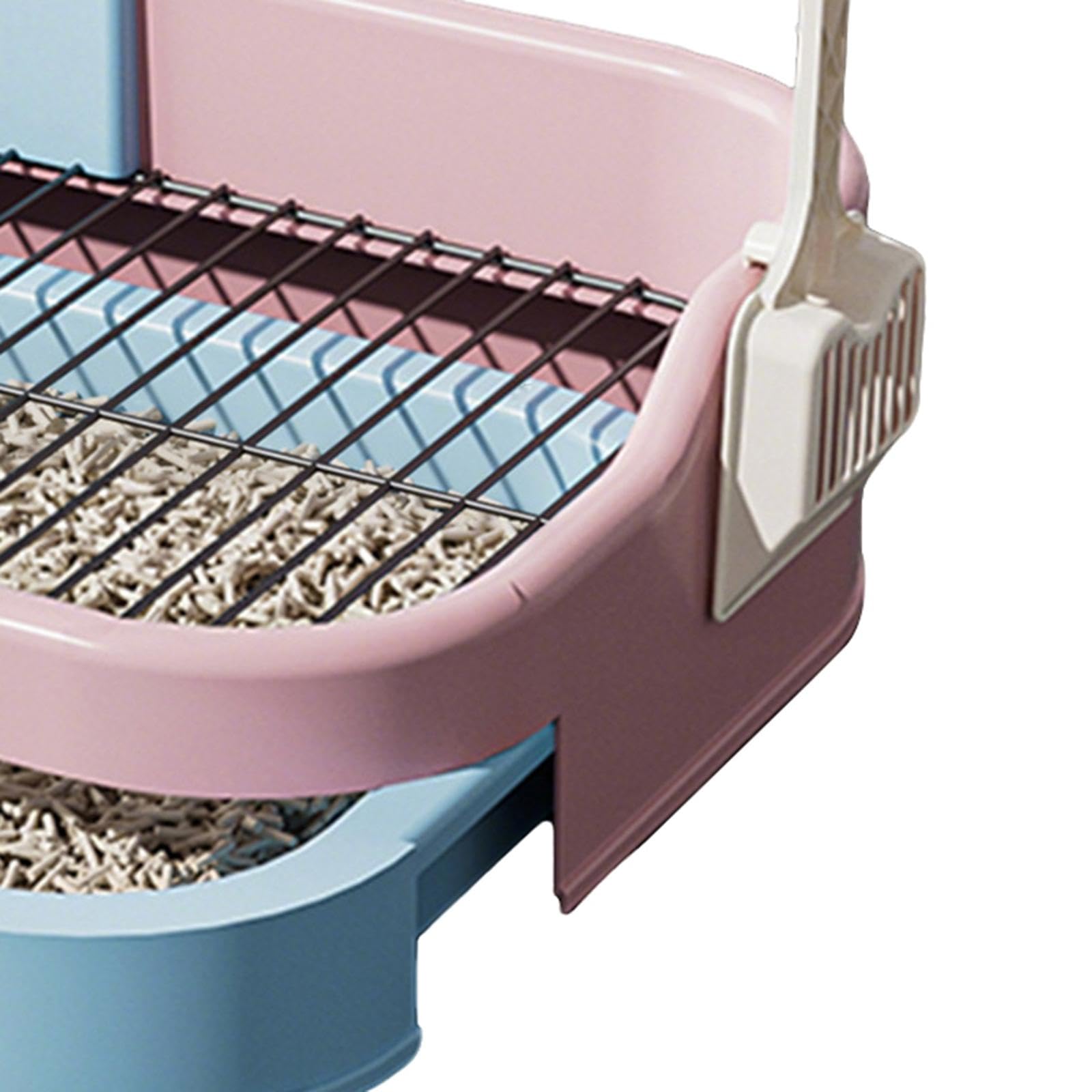 Inodoro para Perros Bandeja Sanitaria Reutilizable con Base Estable Fácil de Limpiar Mantiene Seco El Entorno Adecuado para Casas Pisos Dormitorios I