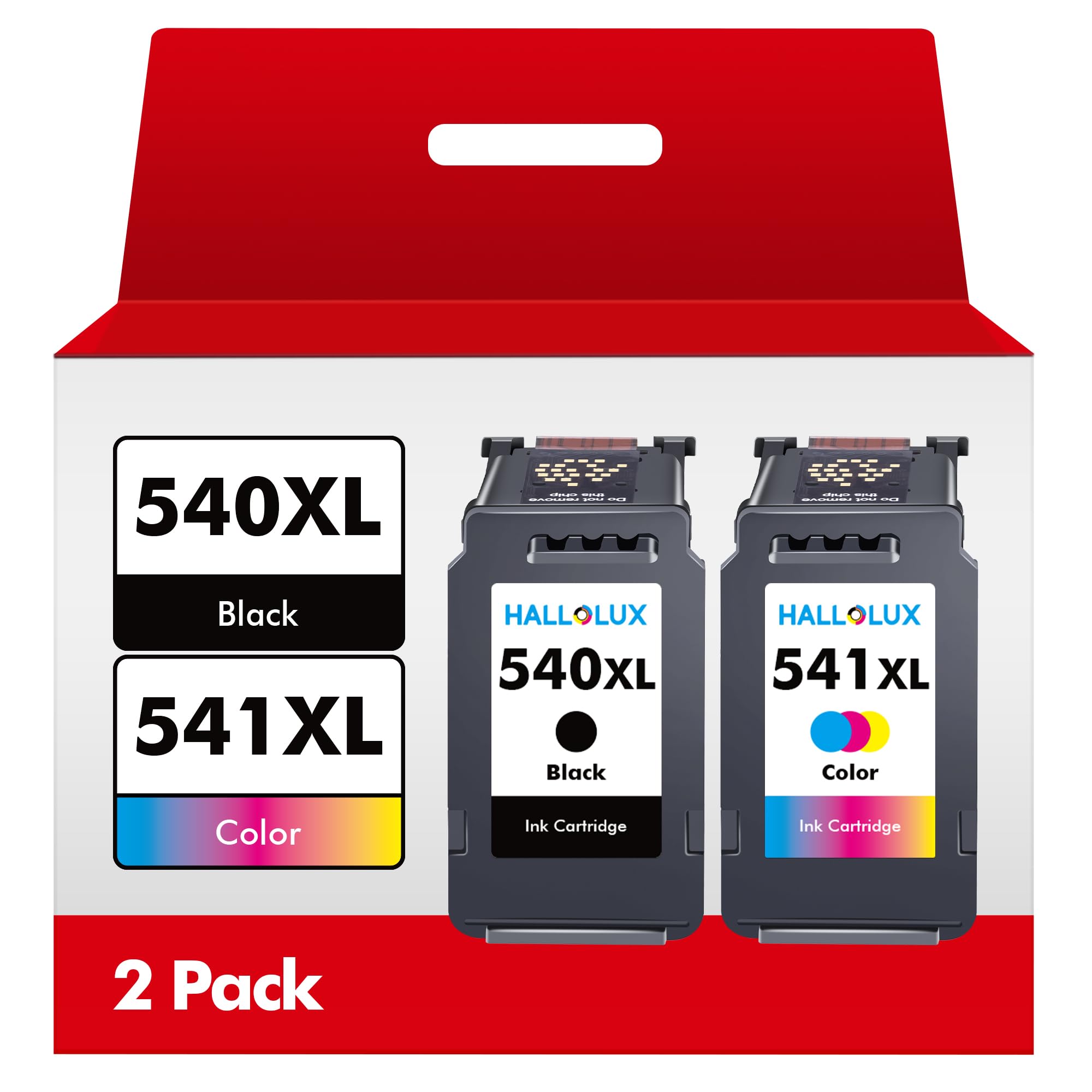 PG540XL CL541XL Replacement for Canon 540 and 541 Ink Cartridges, Twin Pack