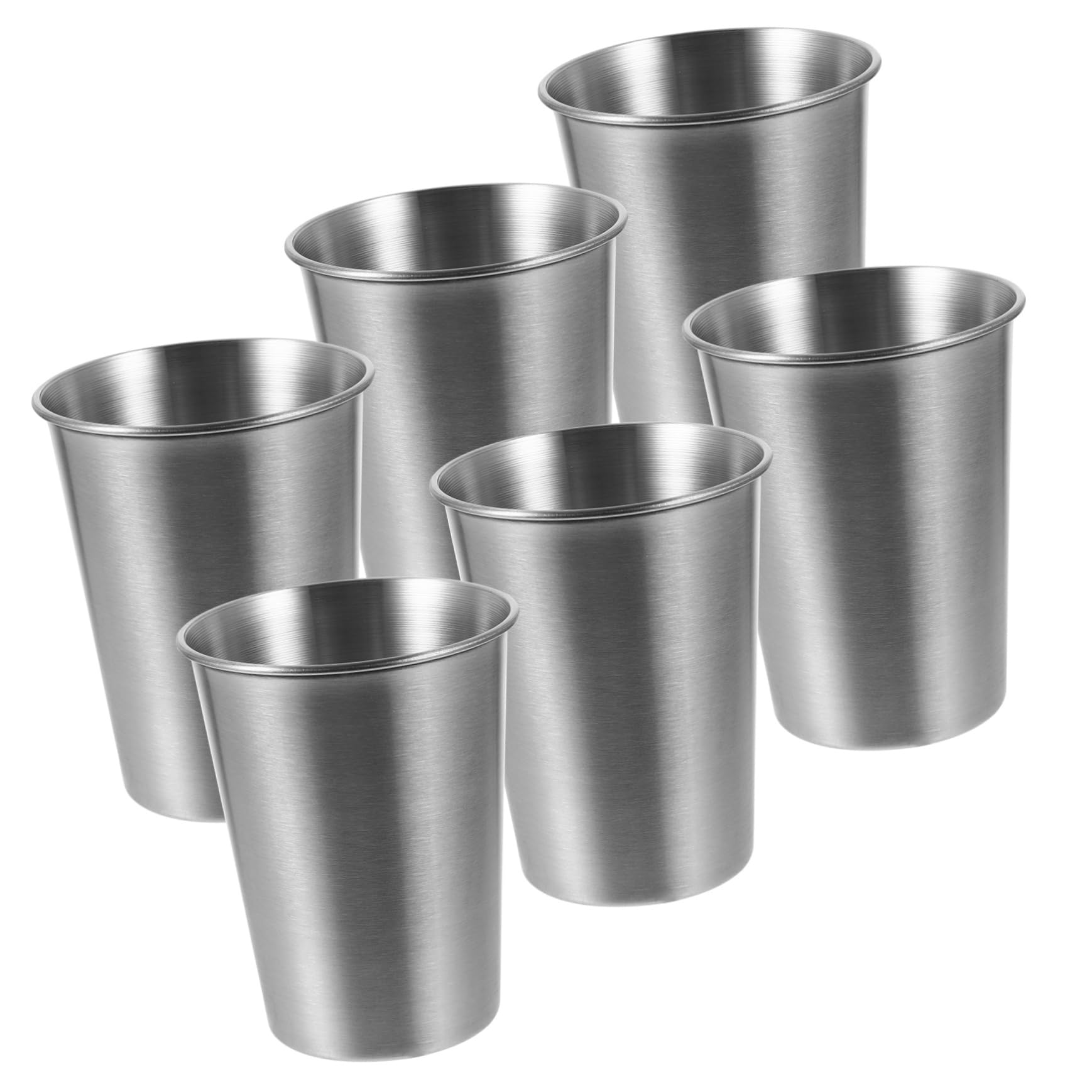 Tasses incassables en acier inoxydable pour camping, randonnée et voyage en plein air