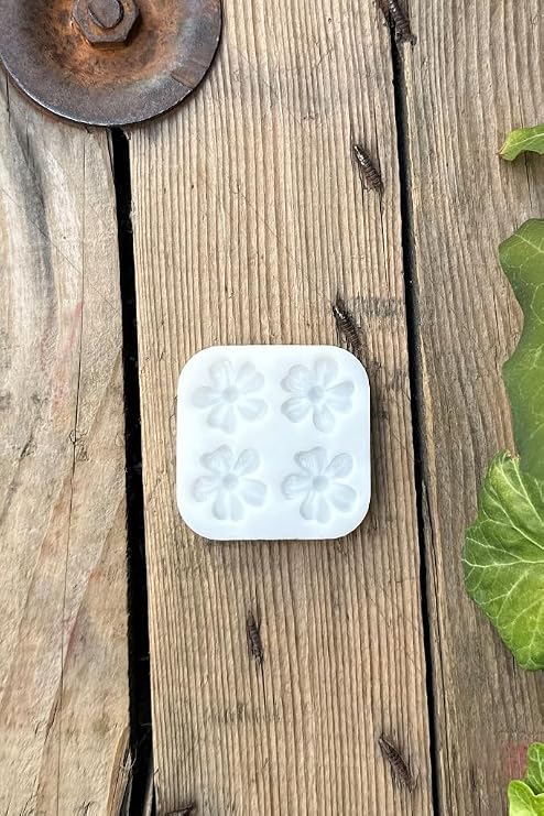 Rufus Concept Five Leaf Clover Flower Quad Candle Mold (Silicone)