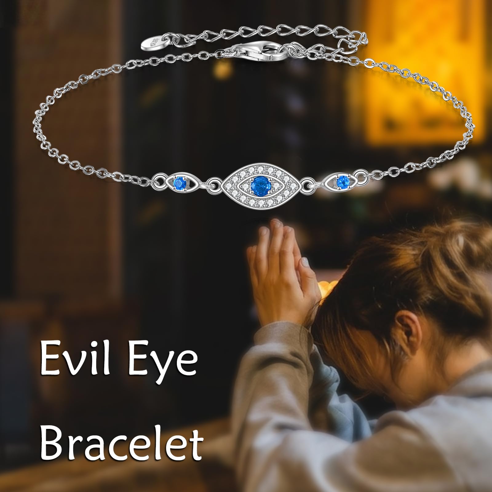POPLYKE Libélula/Hoja/Mal de ojo/Mariposa/Delfín Pulseras de Plata de Ley 925 Pulseras Pandora para Mujer