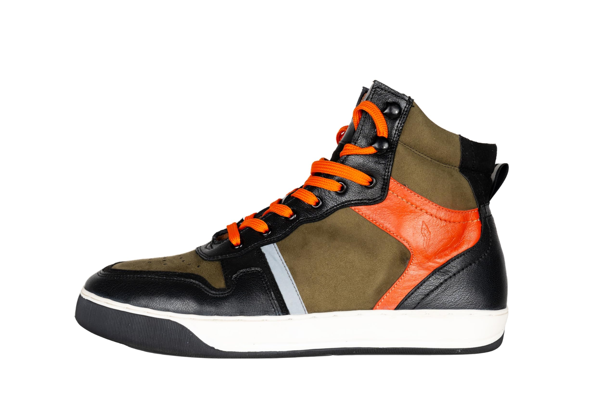AMAROQ Urbane All-Day Motorcycle Sneakers with TPU Toe and Heel Protection, Visco-Elastic Ankle Protector for Shock and Impact Protection, Durable Blend of Leather and Microfibers, for All-Day-image-2