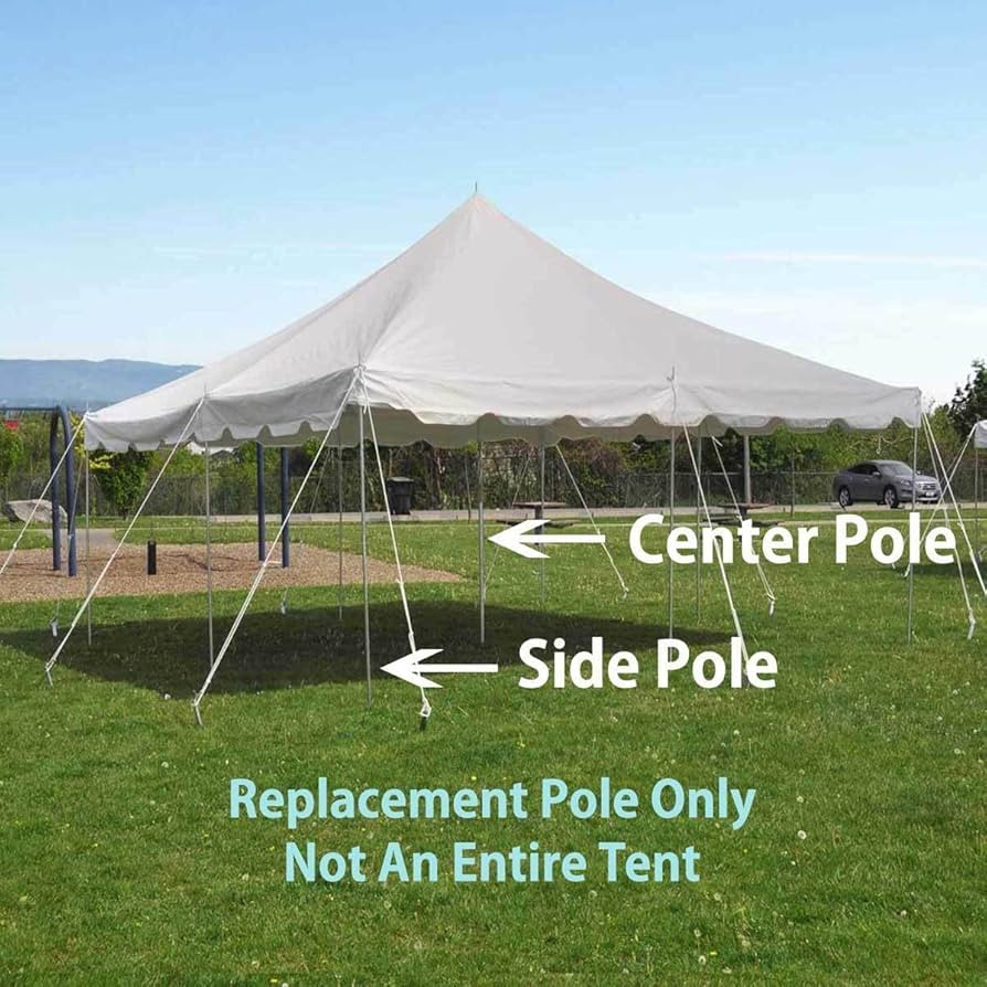 Amazon.com: 20' x 20' Standard Tent Pole Set | Used with