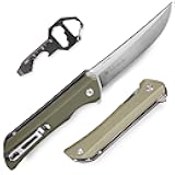 Heavy Outdoor Tactical Folding Pocket Knife for men,14C28N Stainless Steel Blade,G10 Handle,Liner Lock,EDC Hunting Bushcrafting Camping Knives Belt Clip Carry,Microtech Elemental Fishing Hiking,Father Dad Gifts Ruike p121