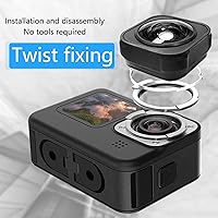 Vista 2 de Max Lens mod Compatible con GoPro HERO9/10/11/12 Negro