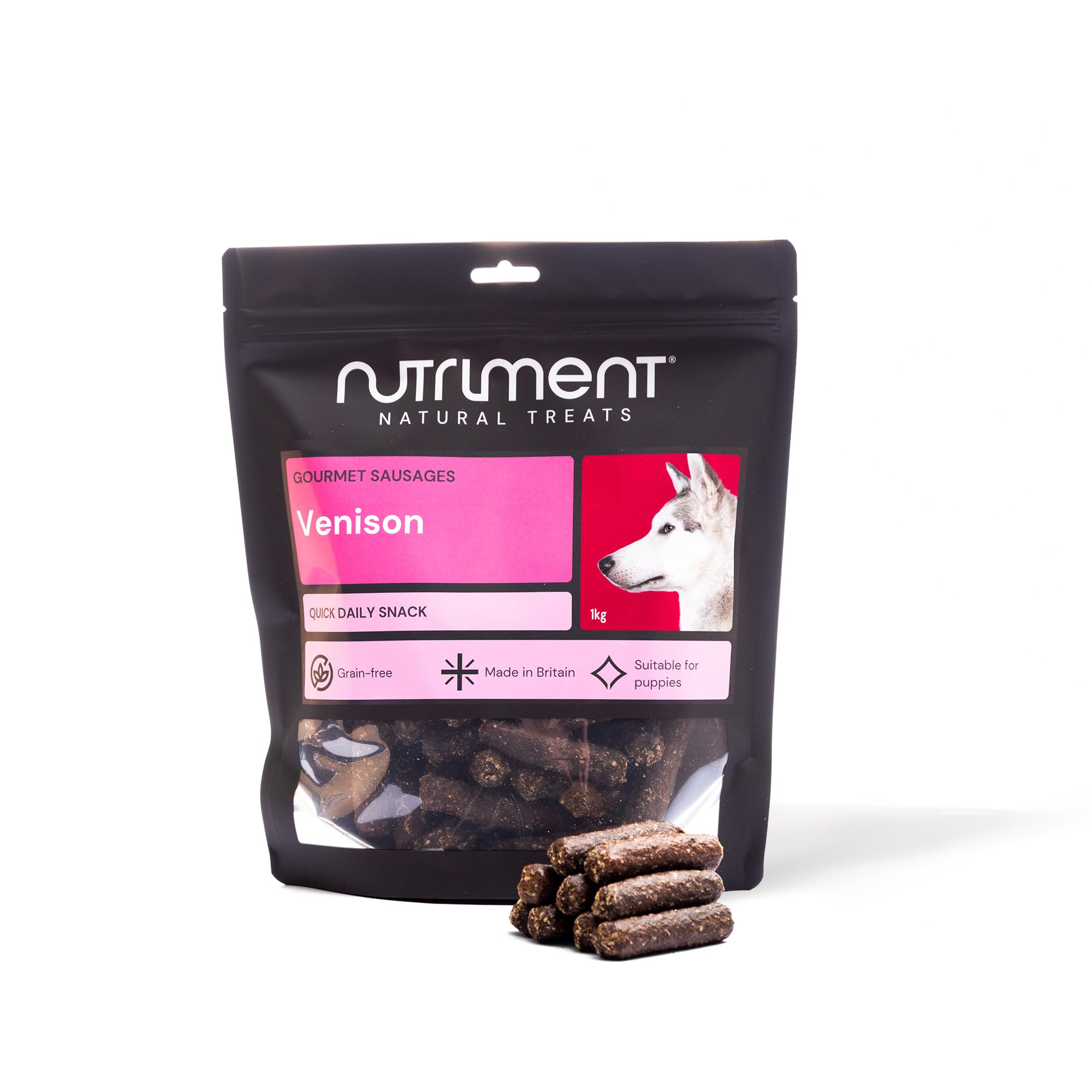 β Natural Treats Gourmet Sausage Chicken & Venison (1kg) Airdried Natural High Protein Grain free Healthy Dog Chew