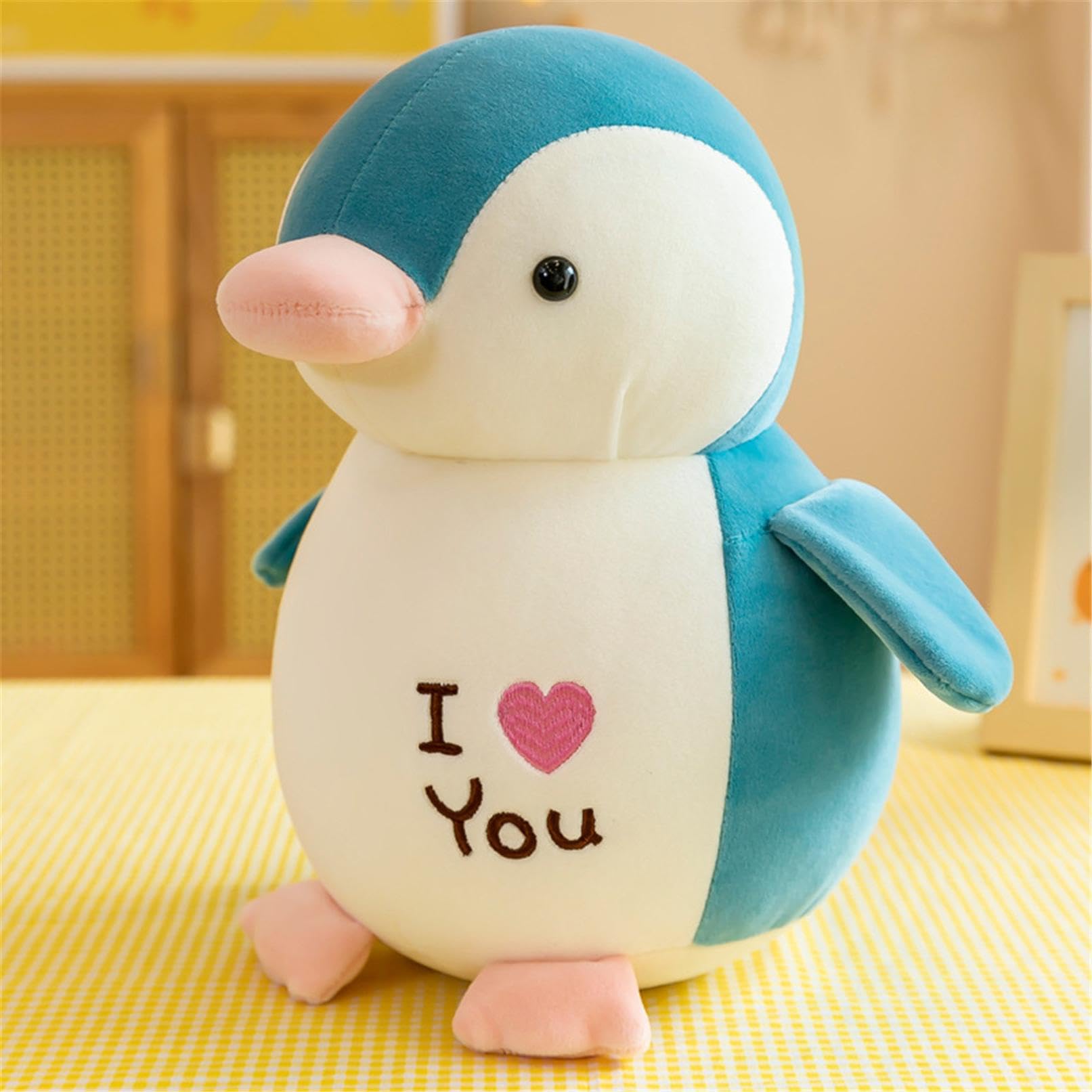 SQUISHY DOT Pingouin En Peluche, Jouet En Peluche D’Oreiller Pour